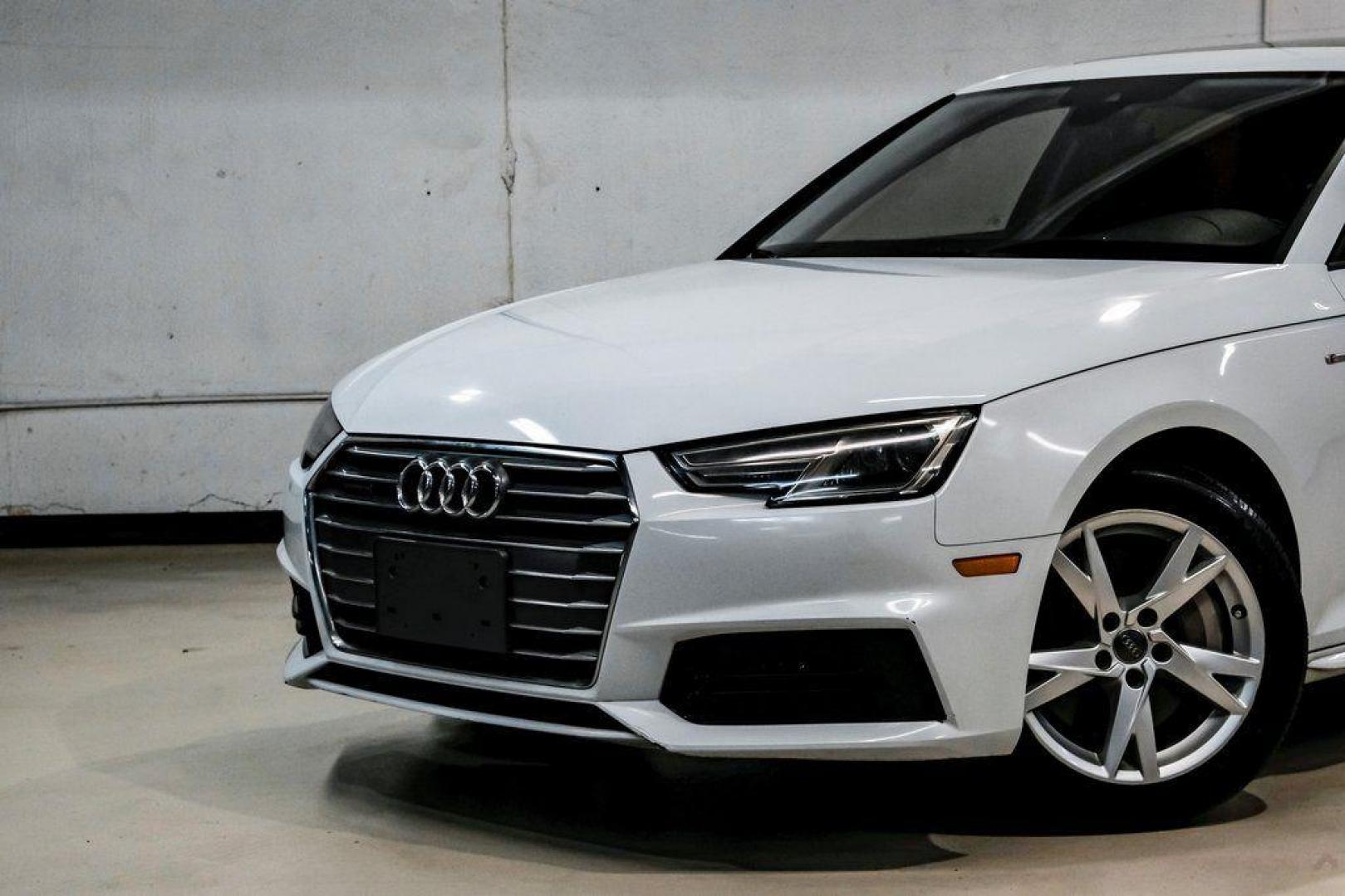 2018 Glacier White /Black Audi A4 2.0T Premium (WAUDNAF43JA) with an 2.0L I4 TFSI DOHC engine, Automatic transmission, located at 15300 Midway Rd., Addison, TX, 75001, (972) 702-0011, 32.958321, -96.838074 - Photo#4