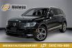 2019 Deep Black /Titan Black Volkswagen Tiguan 2.0T SEL R-Line (3VV2B7AX5KM) with an 2.0L TSI DOHC engine, Automatic transmission, located at 15300 Midway Rd., Addison, TX, 75001, (972) 702-0011, 32.958321, -96.838074- Photo#0