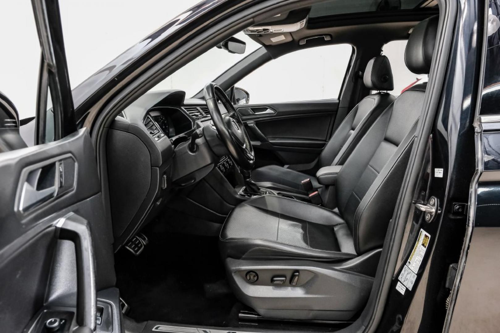 2019 Deep Black /Titan Black Volkswagen Tiguan 2.0T SEL R-Line (3VV2B7AX5KM) with an 2.0L TSI DOHC engine, Automatic transmission, located at 15300 Midway Rd., Addison, TX, 75001, (972) 702-0011, 32.958321, -96.838074- Photo#3