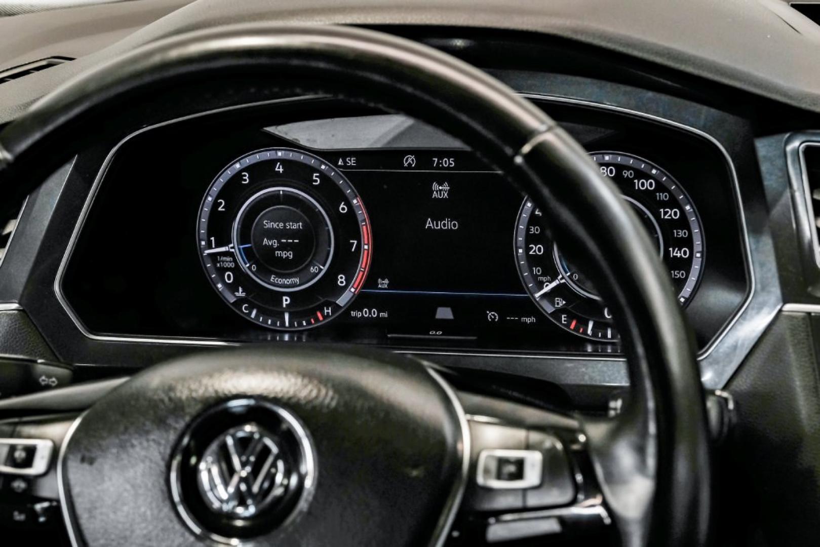 2019 Deep Black /Titan Black Volkswagen Tiguan 2.0T SEL R-Line (3VV2B7AX5KM) with an 2.0L TSI DOHC engine, Automatic transmission, located at 15300 Midway Rd., Addison, TX, 75001, (972) 702-0011, 32.958321, -96.838074- Photo#24