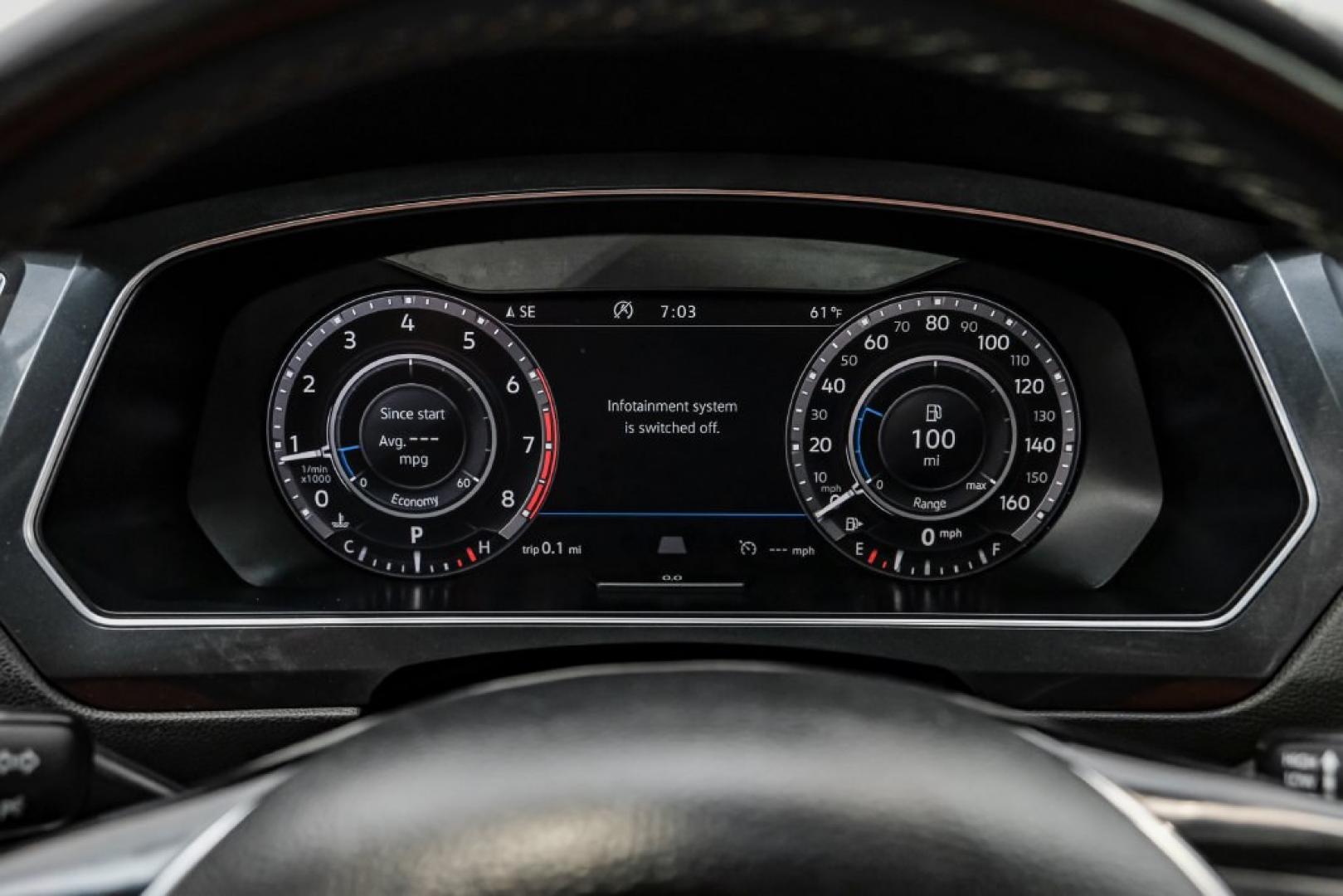 2019 Deep Black /Titan Black Volkswagen Tiguan 2.0T SEL R-Line (3VV2B7AX5KM) with an 2.0L TSI DOHC engine, Automatic transmission, located at 15300 Midway Rd., Addison, TX, 75001, (972) 702-0011, 32.958321, -96.838074- Photo#25