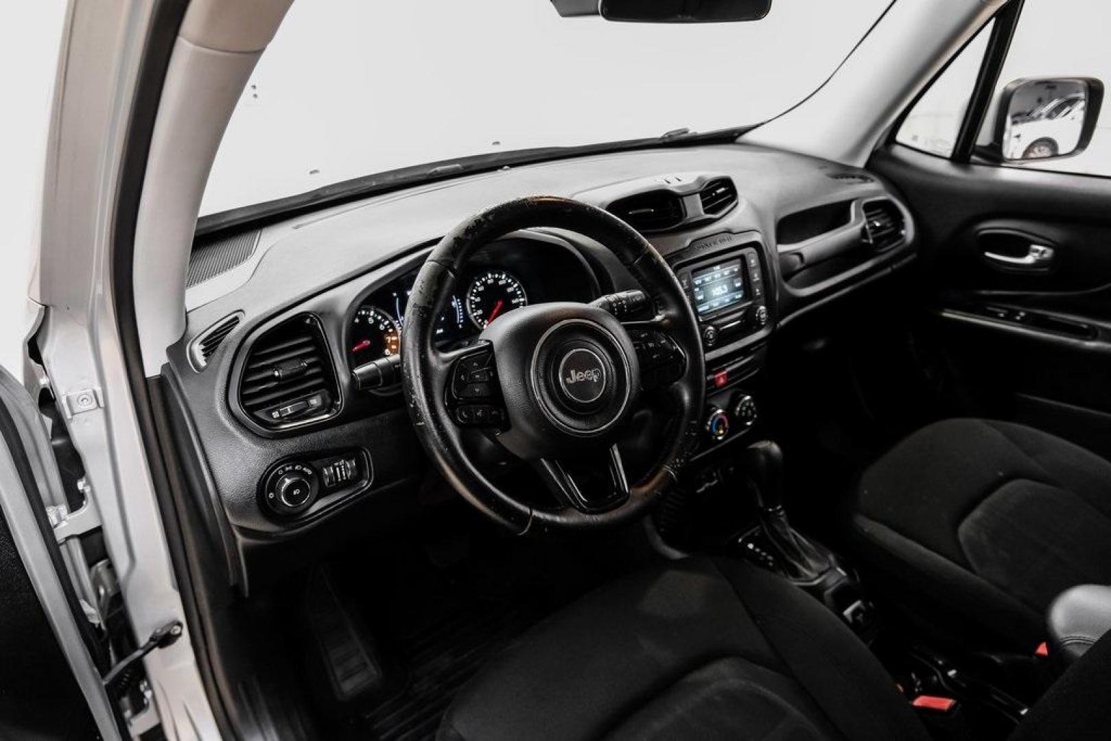 2017 Glacier Metallic /Black Jeep Renegade Altitude (ZACCJABB0HP) with an 2.4L I4 MultiAir engine, Automatic transmission, located at 15300 Midway Rd., Addison, TX, 75001, (972) 702-0011, 32.958321, -96.838074 - Photo#2