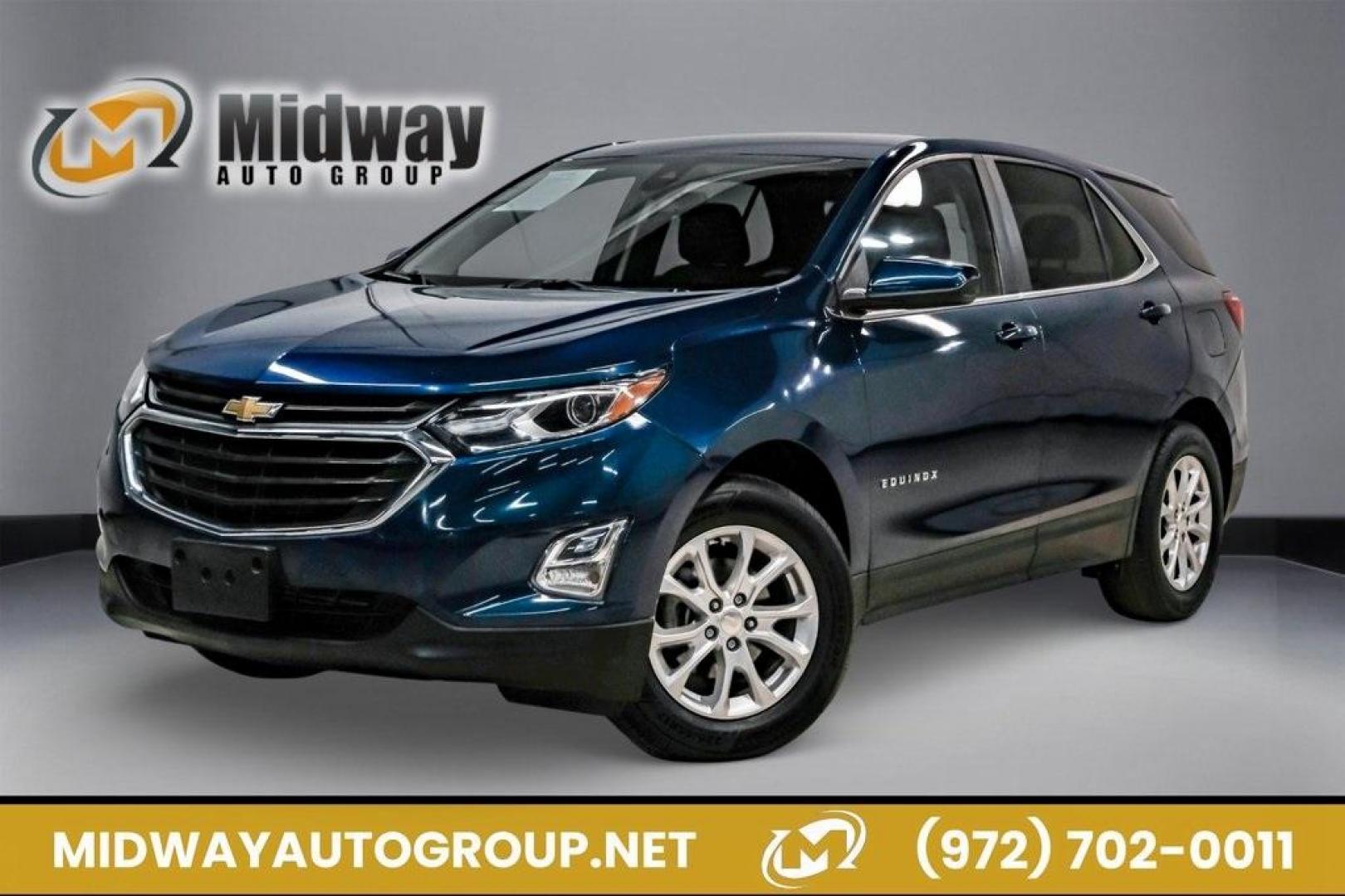 2021 Pacific Blue Metallic /Jet Black Chevrolet Equinox LT (2GNAXTEV7M6) with an 1.5L DOHC engine, Automatic transmission, located at 15300 Midway Rd., Addison, TX, 75001, (972) 702-0011, 32.958321, -96.838074 - Photo#0