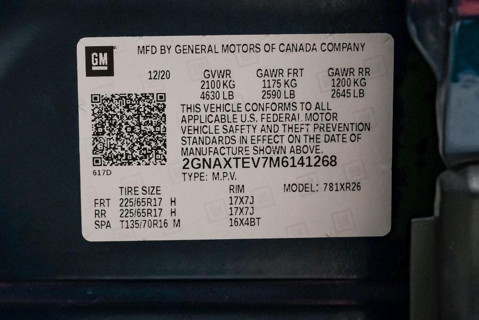 2021 Pacific Blue Metallic /Jet Black Chevrolet Equinox LT (2GNAXTEV7M6) with an 1.5L DOHC engine, Automatic transmission, located at 15300 Midway Rd., Addison, TX, 75001, (972) 702-0011, 32.958321, -96.838074 - Photo#66