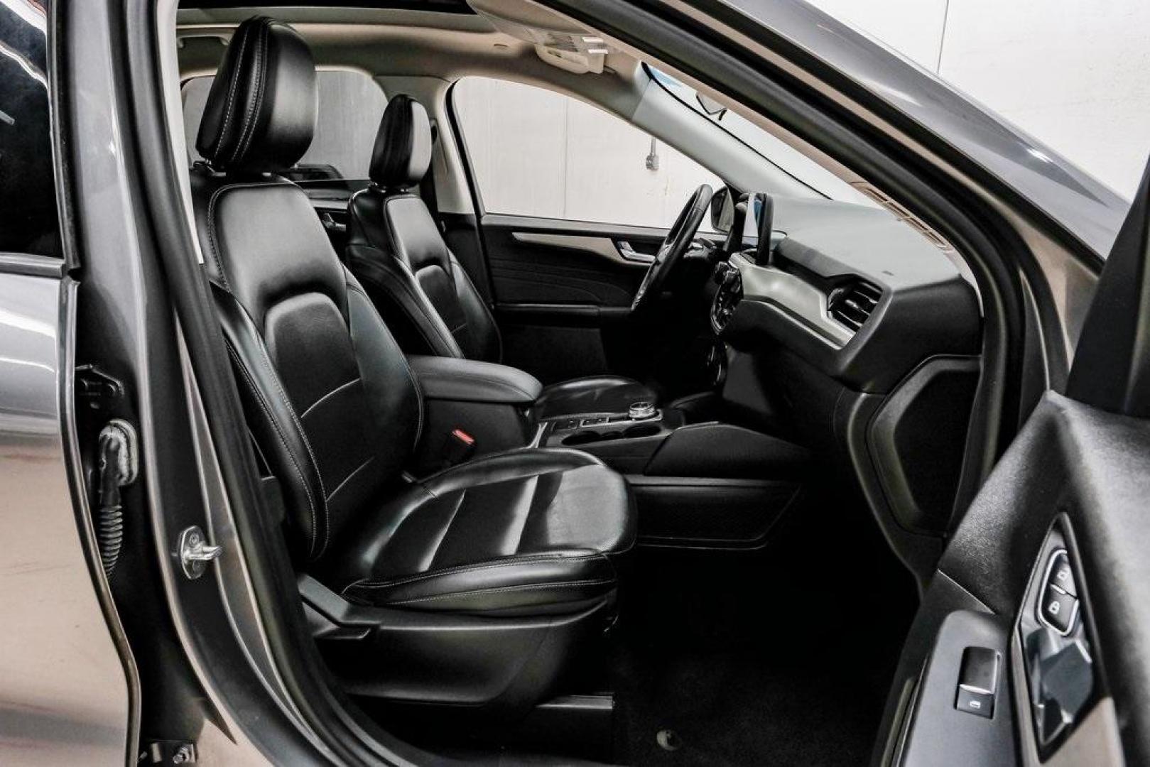 2021 Gray Metallic /Ebony Ford Escape SEL (1FMCU9H6XMU) with an 1.5L EcoBoost engine, Automatic transmission, located at 15300 Midway Rd., Addison, TX, 75001, (972) 702-0011, 32.958321, -96.838074 - Photo#41