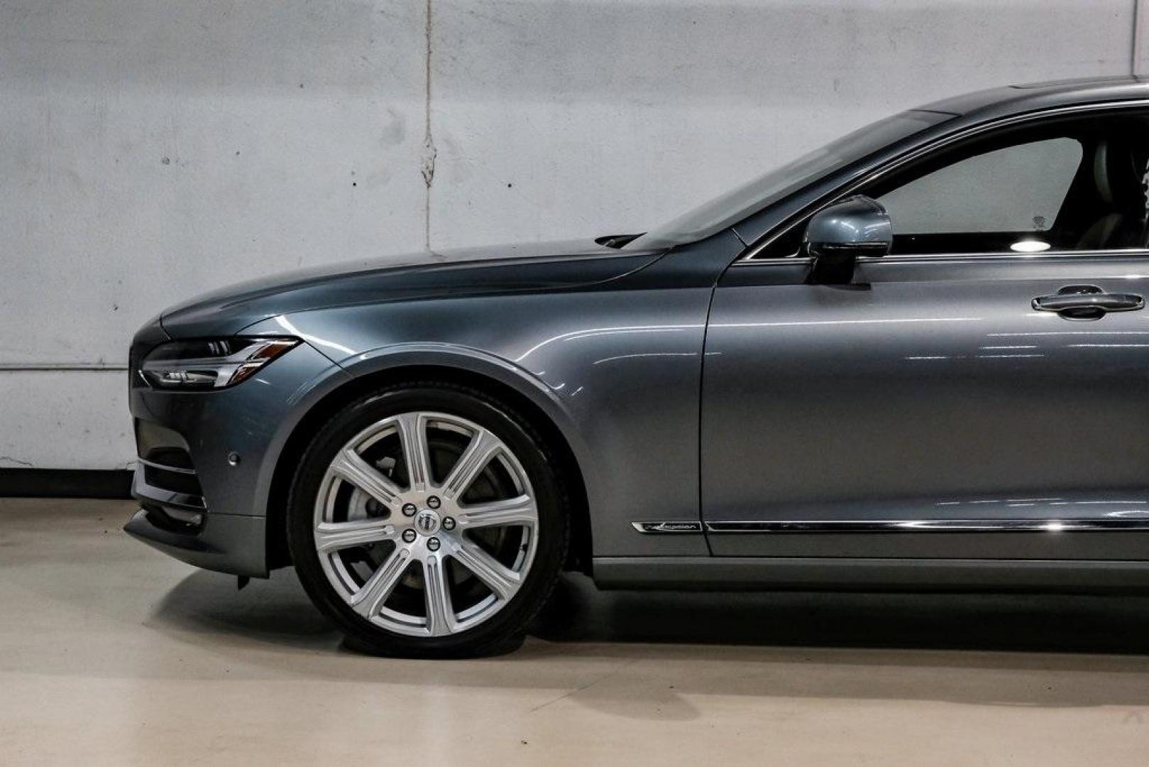 2017 Gray Metallic /Amber Volvo S90 T6 Inscription (YV1A22ML6H1) with an I4 Supercharged engine, Automatic transmission, located at 15300 Midway Rd., Addison, TX, 75001, (972) 702-0011, 32.958321, -96.838074 - HOME OF THE NO HAGGLE PRICE - WHOLESALE PRICES TO THE PUBLIC!! S90 T6 Inscription, 4D Sedan, I4 Supercharged, Automatic with Geartronic, AWD, Gray Metallic, Amber Leather. Priced below KBB Fair Purchase Price!<br><br>Gray Metallic 2017 Volvo S90 T6 Inscription<br><br>22/31 City/Highway MPG<br><br>Aw - Photo#16