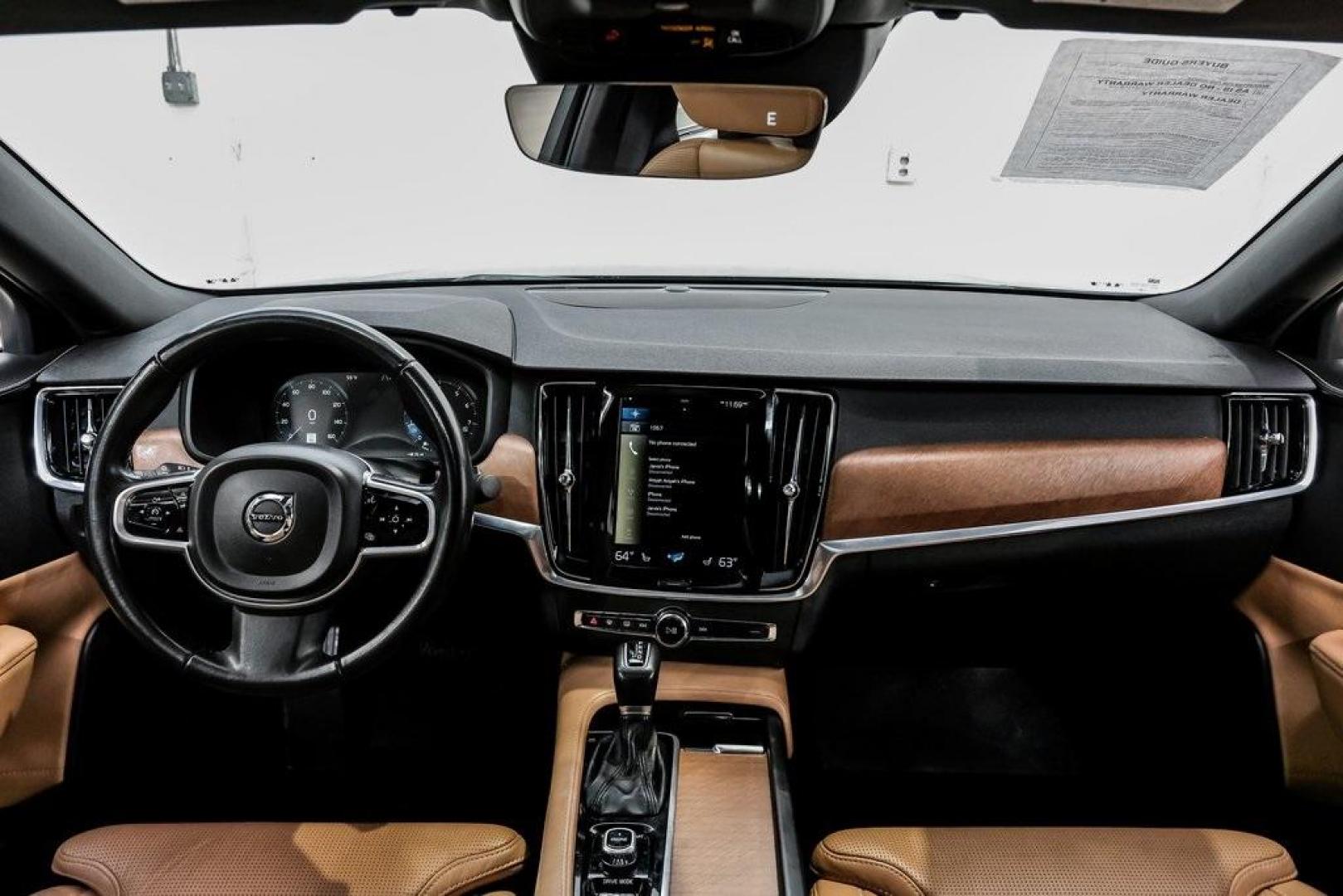 2017 Gray Metallic /Amber Volvo S90 T6 Inscription (YV1A22ML6H1) with an I4 Supercharged engine, Automatic transmission, located at 15300 Midway Rd., Addison, TX, 75001, (972) 702-0011, 32.958321, -96.838074 - HOME OF THE NO HAGGLE PRICE - WHOLESALE PRICES TO THE PUBLIC!! S90 T6 Inscription, 4D Sedan, I4 Supercharged, Automatic with Geartronic, AWD, Gray Metallic, Amber Leather. Priced below KBB Fair Purchase Price!<br><br>Gray Metallic 2017 Volvo S90 T6 Inscription<br><br>22/31 City/Highway MPG<br><br>Aw - Photo#20