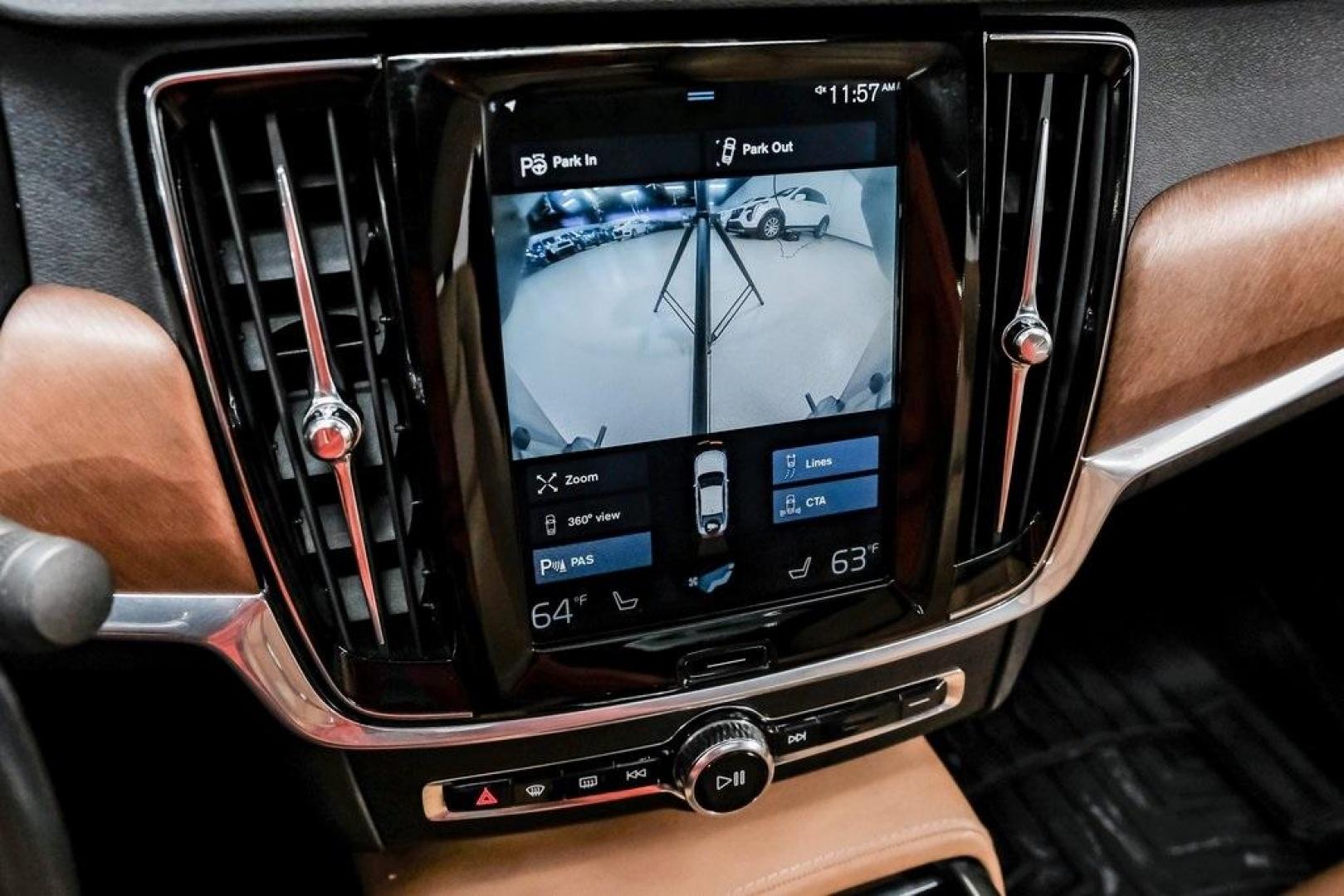 2017 Gray Metallic /Amber Volvo S90 T6 Inscription (YV1A22ML6H1) with an I4 Supercharged engine, Automatic transmission, located at 15300 Midway Rd., Addison, TX, 75001, (972) 702-0011, 32.958321, -96.838074 - HOME OF THE NO HAGGLE PRICE - WHOLESALE PRICES TO THE PUBLIC!! S90 T6 Inscription, 4D Sedan, I4 Supercharged, Automatic with Geartronic, AWD, Gray Metallic, Amber Leather. Priced below KBB Fair Purchase Price!<br><br>Gray Metallic 2017 Volvo S90 T6 Inscription<br><br>22/31 City/Highway MPG<br><br>Aw - Photo#28