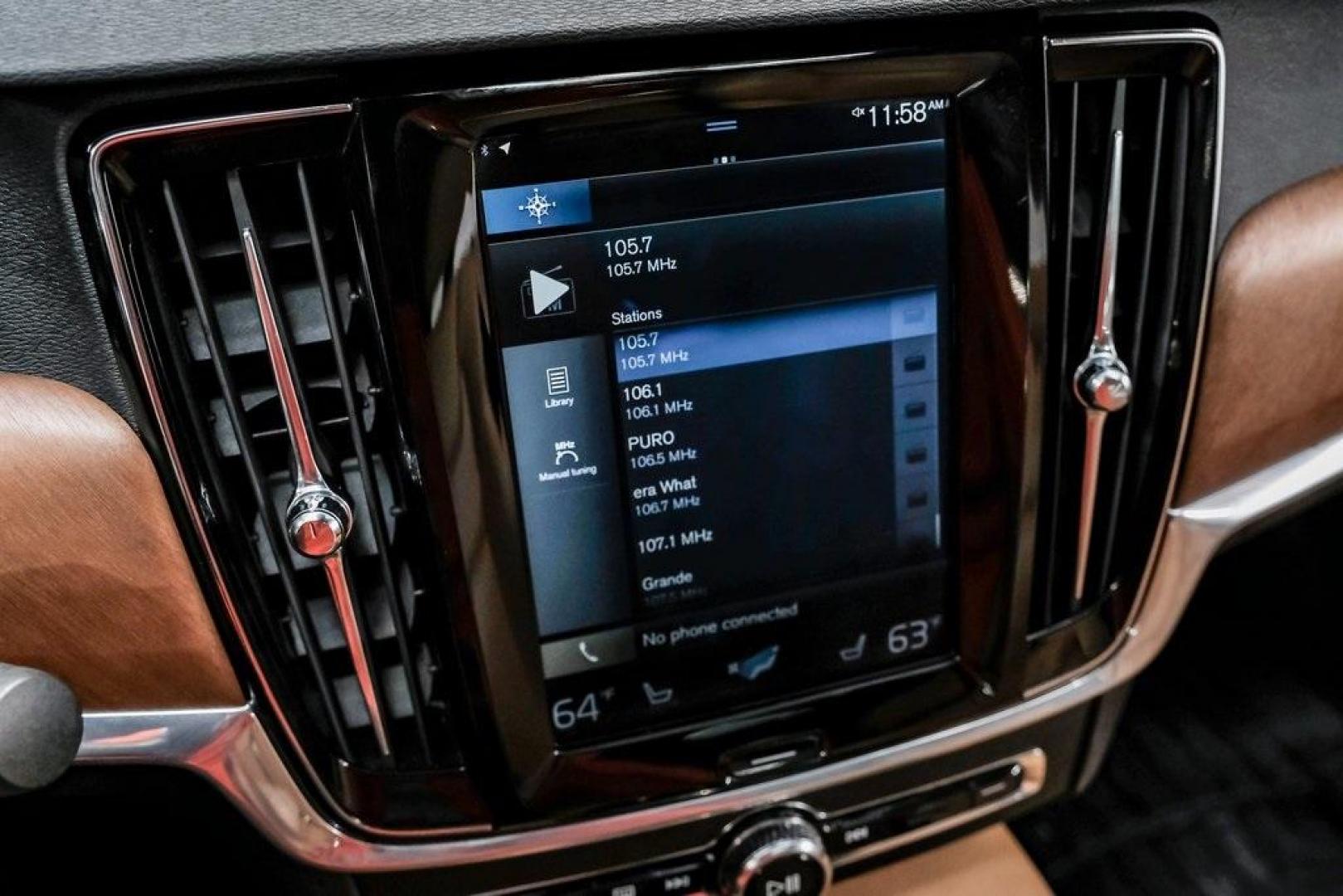 2017 Gray Metallic /Amber Volvo S90 T6 Inscription (YV1A22ML6H1) with an I4 Supercharged engine, Automatic transmission, located at 15300 Midway Rd., Addison, TX, 75001, (972) 702-0011, 32.958321, -96.838074 - HOME OF THE NO HAGGLE PRICE - WHOLESALE PRICES TO THE PUBLIC!! S90 T6 Inscription, 4D Sedan, I4 Supercharged, Automatic with Geartronic, AWD, Gray Metallic, Amber Leather. Priced below KBB Fair Purchase Price!<br><br>Gray Metallic 2017 Volvo S90 T6 Inscription<br><br>22/31 City/Highway MPG<br><br>Aw - Photo#39