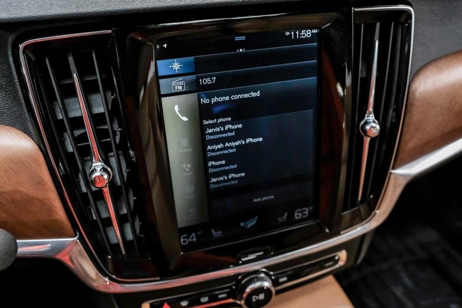 2017 Gray Metallic /Amber Volvo S90 T6 Inscription (YV1A22ML6H1) with an I4 Supercharged engine, Automatic transmission, located at 15300 Midway Rd., Addison, TX, 75001, (972) 702-0011, 32.958321, -96.838074 - HOME OF THE NO HAGGLE PRICE - WHOLESALE PRICES TO THE PUBLIC!! S90 T6 Inscription, 4D Sedan, I4 Supercharged, Automatic with Geartronic, AWD, Gray Metallic, Amber Leather. Priced below KBB Fair Purchase Price!<br><br>Gray Metallic 2017 Volvo S90 T6 Inscription<br><br>22/31 City/Highway MPG<br><br>Aw - Photo#40