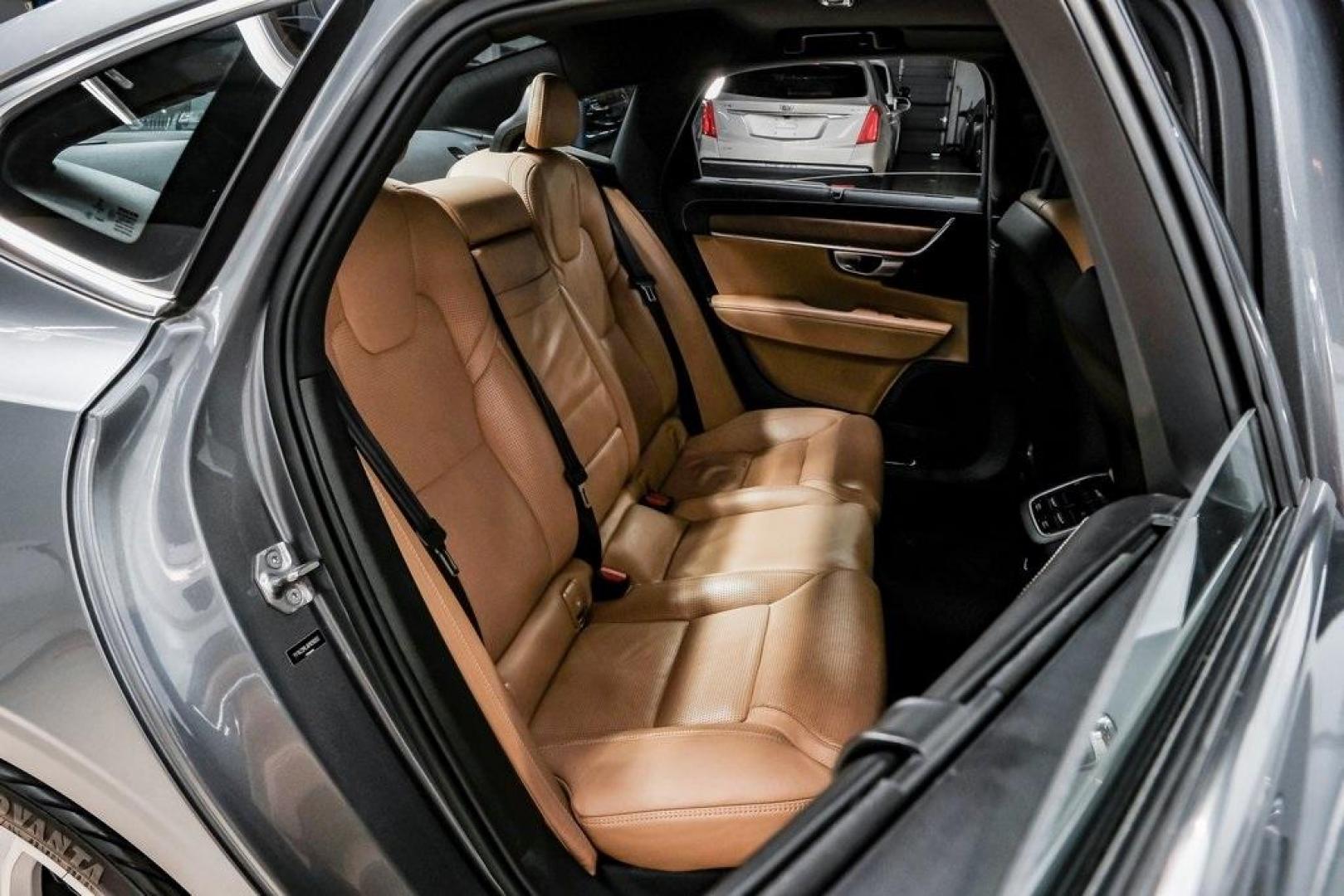 2017 Gray Metallic /Amber Volvo S90 T6 Inscription (YV1A22ML6H1) with an I4 Supercharged engine, Automatic transmission, located at 15300 Midway Rd., Addison, TX, 75001, (972) 702-0011, 32.958321, -96.838074 - HOME OF THE NO HAGGLE PRICE - WHOLESALE PRICES TO THE PUBLIC!! S90 T6 Inscription, 4D Sedan, I4 Supercharged, Automatic with Geartronic, AWD, Gray Metallic, Amber Leather. Priced below KBB Fair Purchase Price!<br><br>Gray Metallic 2017 Volvo S90 T6 Inscription<br><br>22/31 City/Highway MPG<br><br>Aw - Photo#46