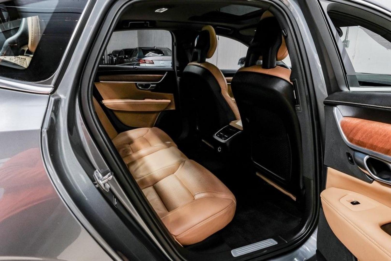 2017 Gray Metallic /Amber Volvo S90 T6 Inscription (YV1A22ML6H1) with an I4 Supercharged engine, Automatic transmission, located at 15300 Midway Rd., Addison, TX, 75001, (972) 702-0011, 32.958321, -96.838074 - HOME OF THE NO HAGGLE PRICE - WHOLESALE PRICES TO THE PUBLIC!! S90 T6 Inscription, 4D Sedan, I4 Supercharged, Automatic with Geartronic, AWD, Gray Metallic, Amber Leather. Priced below KBB Fair Purchase Price!<br><br>Gray Metallic 2017 Volvo S90 T6 Inscription<br><br>22/31 City/Highway MPG<br><br>Aw - Photo#47