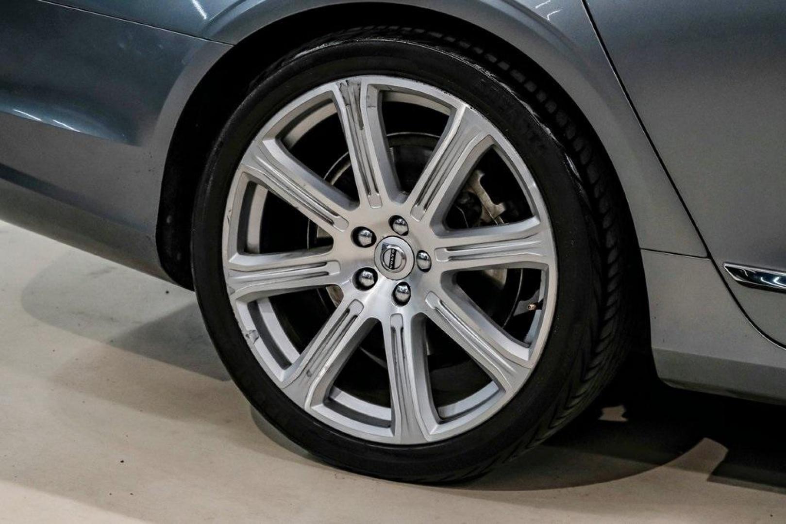 2017 Gray Metallic /Amber Volvo S90 T6 Inscription (YV1A22ML6H1) with an I4 Supercharged engine, Automatic transmission, located at 15300 Midway Rd., Addison, TX, 75001, (972) 702-0011, 32.958321, -96.838074 - HOME OF THE NO HAGGLE PRICE - WHOLESALE PRICES TO THE PUBLIC!! S90 T6 Inscription, 4D Sedan, I4 Supercharged, Automatic with Geartronic, AWD, Gray Metallic, Amber Leather. Priced below KBB Fair Purchase Price!<br><br>Gray Metallic 2017 Volvo S90 T6 Inscription<br><br>22/31 City/Highway MPG<br><br>Aw - Photo#68