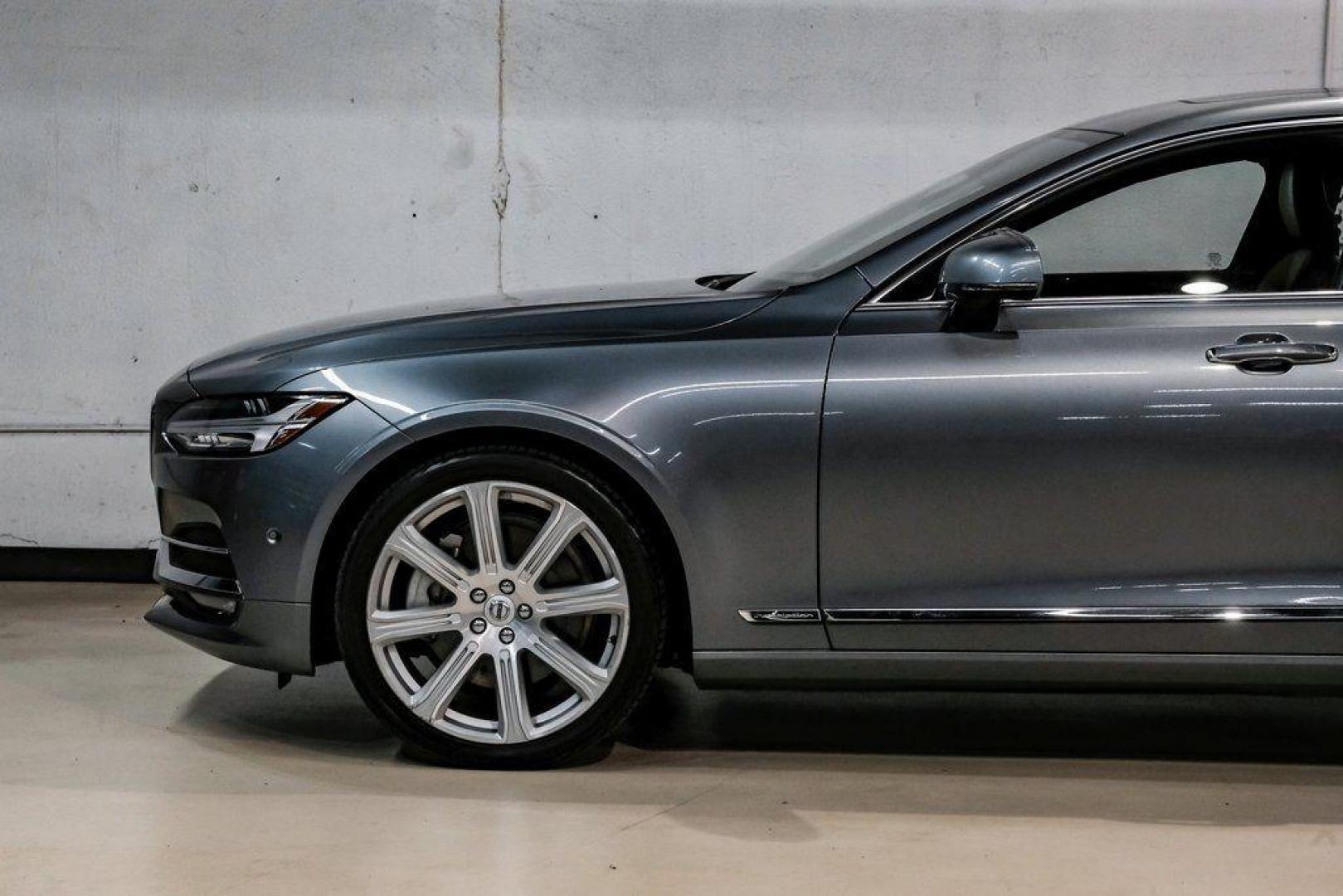 2017 Gray Metallic /Amber Volvo S90 T6 Inscription (YV1A22ML6H1) with an I4 Supercharged engine, Automatic transmission, located at 15300 Midway Rd., Addison, TX, 75001, (972) 702-0011, 32.958321, -96.838074 - HOME OF THE NO HAGGLE PRICE - WHOLESALE PRICES TO THE PUBLIC!! S90 T6 Inscription, 4D Sedan, I4 Supercharged, Automatic with Geartronic, AWD, Gray Metallic, Amber Leather. Priced below KBB Fair Purchase Price!<br><br>Gray Metallic 2017 Volvo S90 T6 Inscription<br><br>22/31 City/Highway MPG<br><br>Aw - Photo#16
