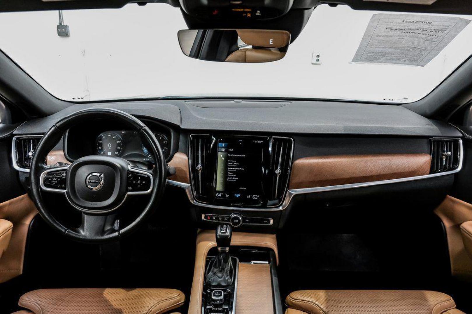 2017 Gray Metallic /Amber Volvo S90 T6 Inscription (YV1A22ML6H1) with an I4 Supercharged engine, Automatic transmission, located at 15300 Midway Rd., Addison, TX, 75001, (972) 702-0011, 32.958321, -96.838074 - HOME OF THE NO HAGGLE PRICE - WHOLESALE PRICES TO THE PUBLIC!! S90 T6 Inscription, 4D Sedan, I4 Supercharged, Automatic with Geartronic, AWD, Gray Metallic, Amber Leather. Priced below KBB Fair Purchase Price!<br><br>Gray Metallic 2017 Volvo S90 T6 Inscription<br><br>22/31 City/Highway MPG<br><br>Aw - Photo#20