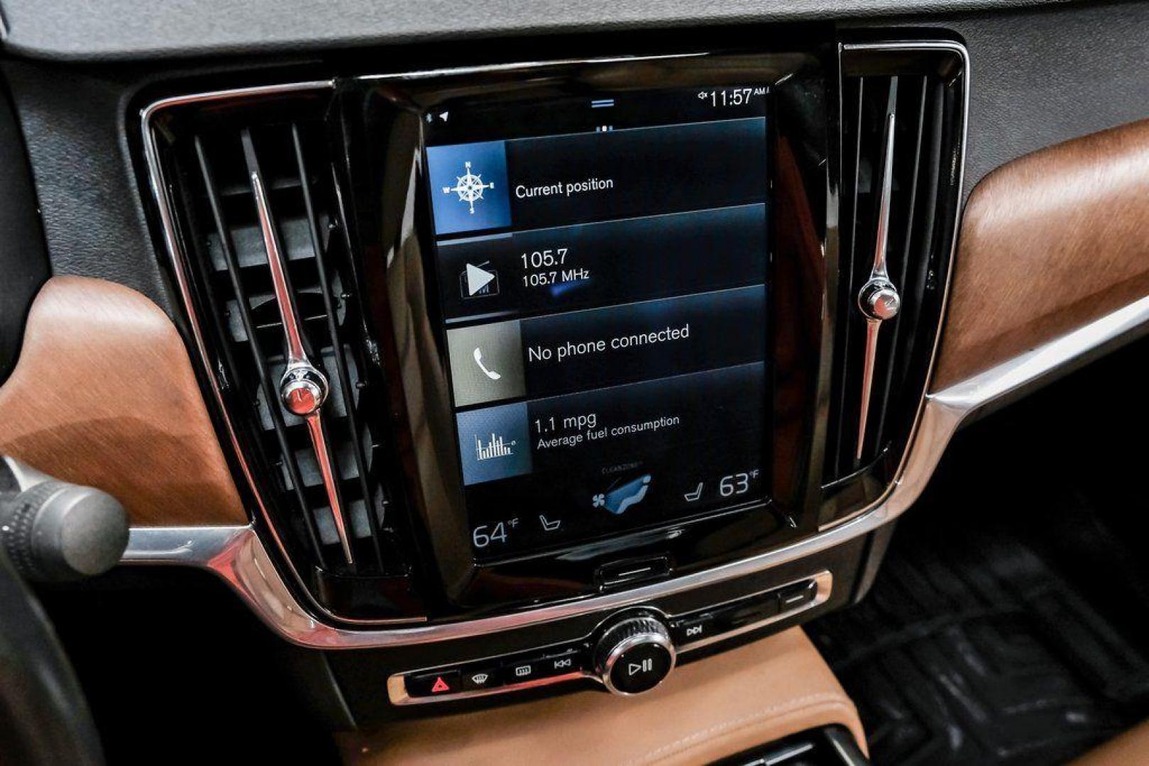 2017 Gray Metallic /Amber Volvo S90 T6 Inscription (YV1A22ML6H1) with an I4 Supercharged engine, Automatic transmission, located at 15300 Midway Rd., Addison, TX, 75001, (972) 702-0011, 32.958321, -96.838074 - HOME OF THE NO HAGGLE PRICE - WHOLESALE PRICES TO THE PUBLIC!! S90 T6 Inscription, 4D Sedan, I4 Supercharged, Automatic with Geartronic, AWD, Gray Metallic, Amber Leather. Priced below KBB Fair Purchase Price!<br><br>Gray Metallic 2017 Volvo S90 T6 Inscription<br><br>22/31 City/Highway MPG<br><br>Aw - Photo#34