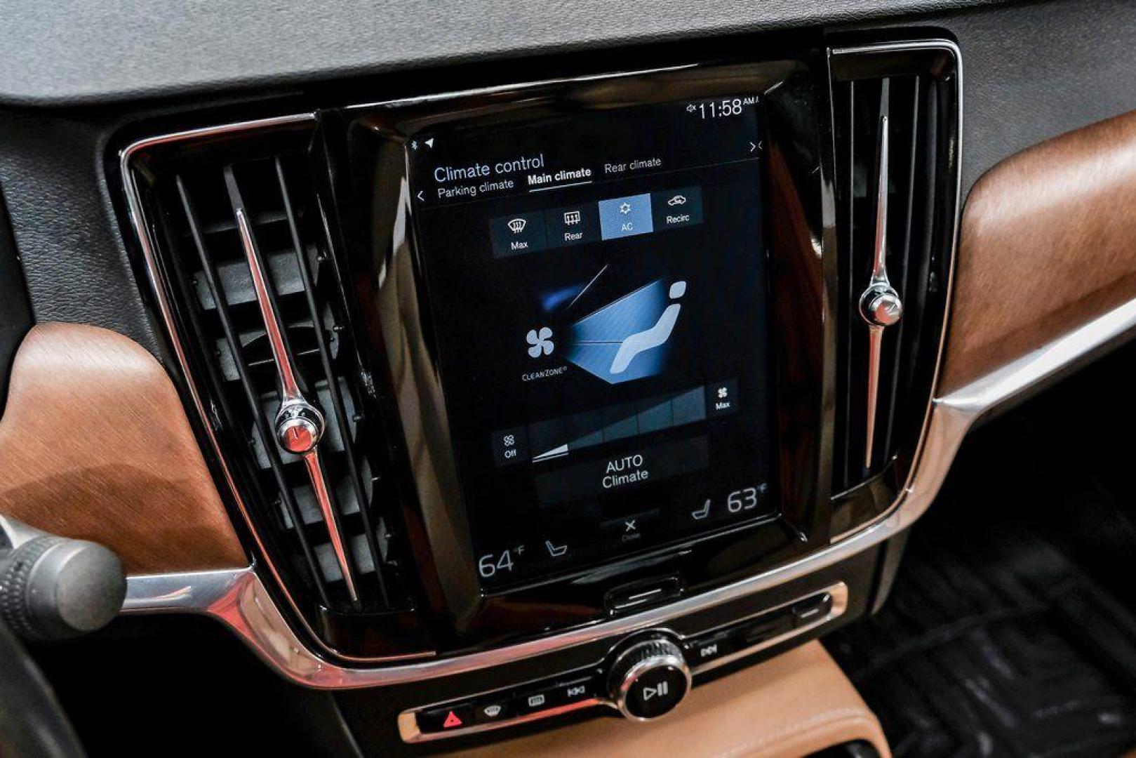 2017 Gray Metallic /Amber Volvo S90 T6 Inscription (YV1A22ML6H1) with an I4 Supercharged engine, Automatic transmission, located at 15300 Midway Rd., Addison, TX, 75001, (972) 702-0011, 32.958321, -96.838074 - HOME OF THE NO HAGGLE PRICE - WHOLESALE PRICES TO THE PUBLIC!! S90 T6 Inscription, 4D Sedan, I4 Supercharged, Automatic with Geartronic, AWD, Gray Metallic, Amber Leather. Priced below KBB Fair Purchase Price!<br><br>Gray Metallic 2017 Volvo S90 T6 Inscription<br><br>22/31 City/Highway MPG<br><br>Aw - Photo#35