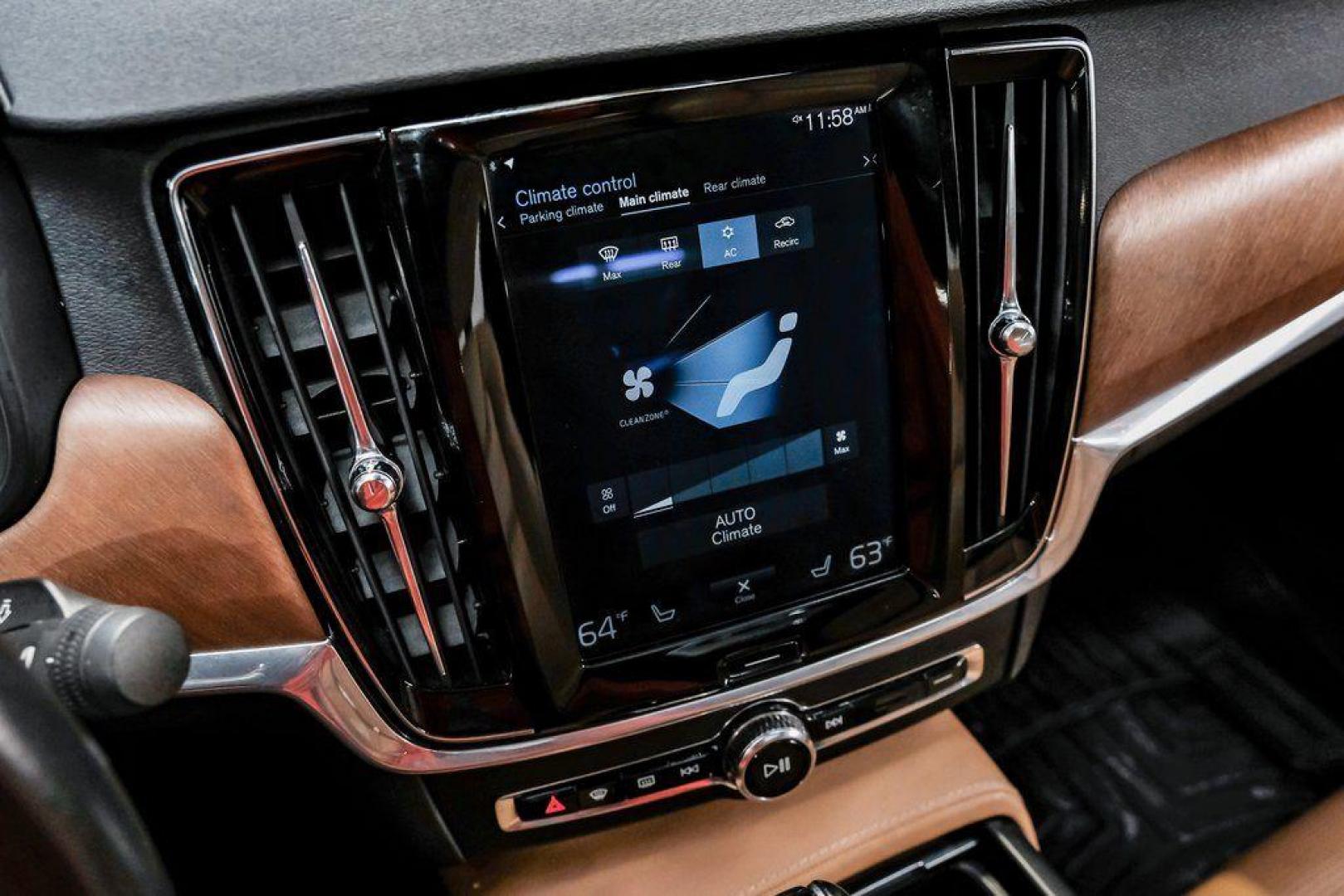 2017 Gray Metallic /Amber Volvo S90 T6 Inscription (YV1A22ML6H1) with an I4 Supercharged engine, Automatic transmission, located at 15300 Midway Rd., Addison, TX, 75001, (972) 702-0011, 32.958321, -96.838074 - HOME OF THE NO HAGGLE PRICE - WHOLESALE PRICES TO THE PUBLIC!! S90 T6 Inscription, 4D Sedan, I4 Supercharged, Automatic with Geartronic, AWD, Gray Metallic, Amber Leather. Priced below KBB Fair Purchase Price!<br><br>Gray Metallic 2017 Volvo S90 T6 Inscription<br><br>22/31 City/Highway MPG<br><br>Aw - Photo#37