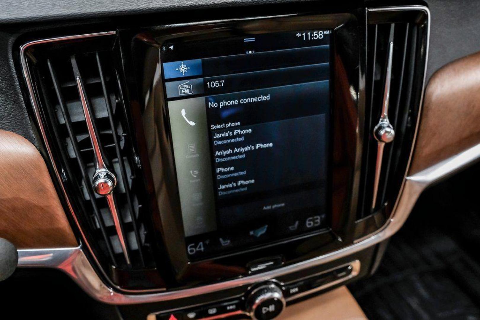 2017 Gray Metallic /Amber Volvo S90 T6 Inscription (YV1A22ML6H1) with an I4 Supercharged engine, Automatic transmission, located at 15300 Midway Rd., Addison, TX, 75001, (972) 702-0011, 32.958321, -96.838074 - HOME OF THE NO HAGGLE PRICE - WHOLESALE PRICES TO THE PUBLIC!! S90 T6 Inscription, 4D Sedan, I4 Supercharged, Automatic with Geartronic, AWD, Gray Metallic, Amber Leather. Priced below KBB Fair Purchase Price!<br><br>Gray Metallic 2017 Volvo S90 T6 Inscription<br><br>22/31 City/Highway MPG<br><br>Aw - Photo#40