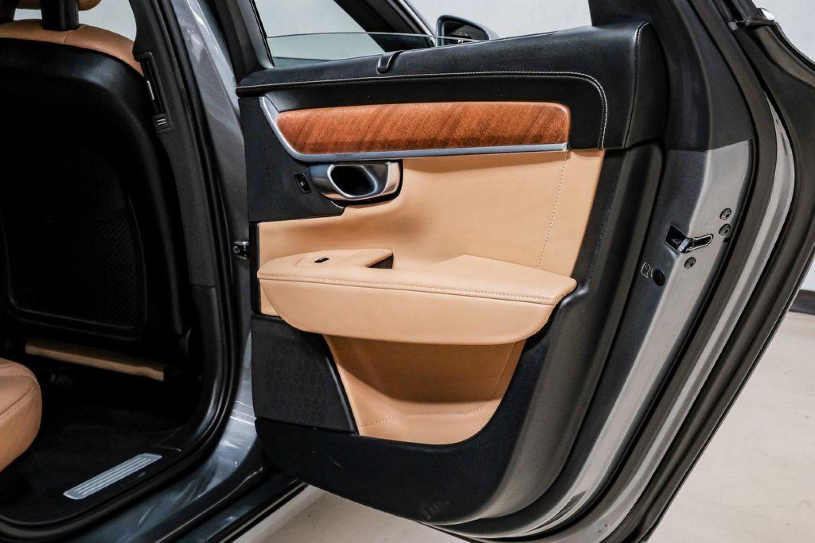 2017 Gray Metallic /Amber Volvo S90 T6 Inscription (YV1A22ML6H1) with an I4 Supercharged engine, Automatic transmission, located at 15300 Midway Rd., Addison, TX, 75001, (972) 702-0011, 32.958321, -96.838074 - HOME OF THE NO HAGGLE PRICE - WHOLESALE PRICES TO THE PUBLIC!! S90 T6 Inscription, 4D Sedan, I4 Supercharged, Automatic with Geartronic, AWD, Gray Metallic, Amber Leather. Priced below KBB Fair Purchase Price!<br><br>Gray Metallic 2017 Volvo S90 T6 Inscription<br><br>22/31 City/Highway MPG<br><br>Aw - Photo#57