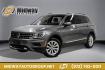 2018 Platinum Gray Metallic /White Volkswagen Tiguan 2.0T SEL (3VV3B7AX4JM) with an 2.0L TSI DOHC engine, Automatic transmission, located at 15300 Midway Rd., Addison, TX, 75001, (972) 702-0011, 32.958321, -96.838074 - Photo#0