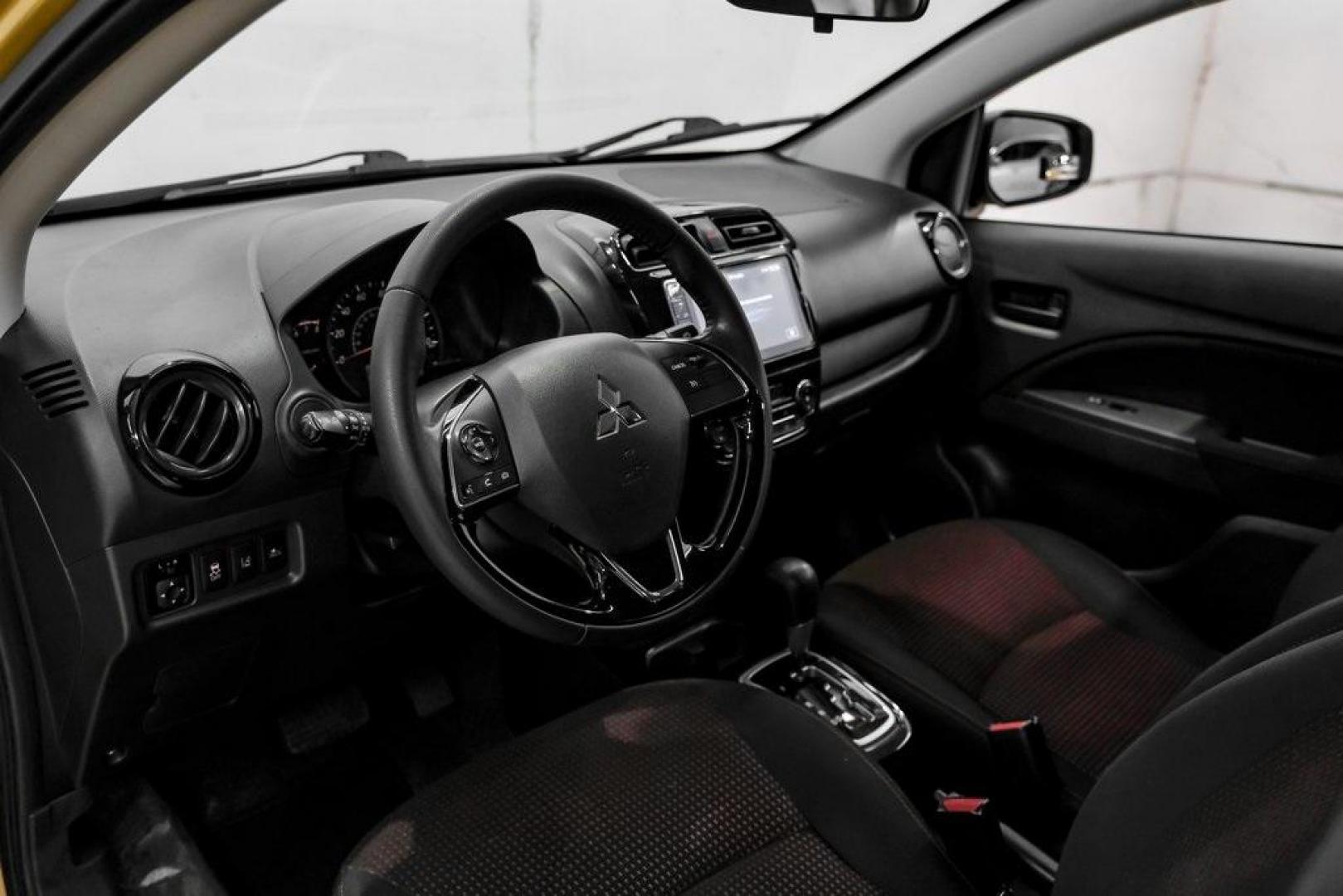 2024 Sand Mitsubishi Mirage Black Edition (ML32AWHJ3RH) with an 1.2L 3-Cylinder DOHC MIVEC engine, CVT transmission, located at 15300 Midway Rd., Addison, TX, 75001, (972) 702-0011, 32.958321, -96.838074 - Photo#2