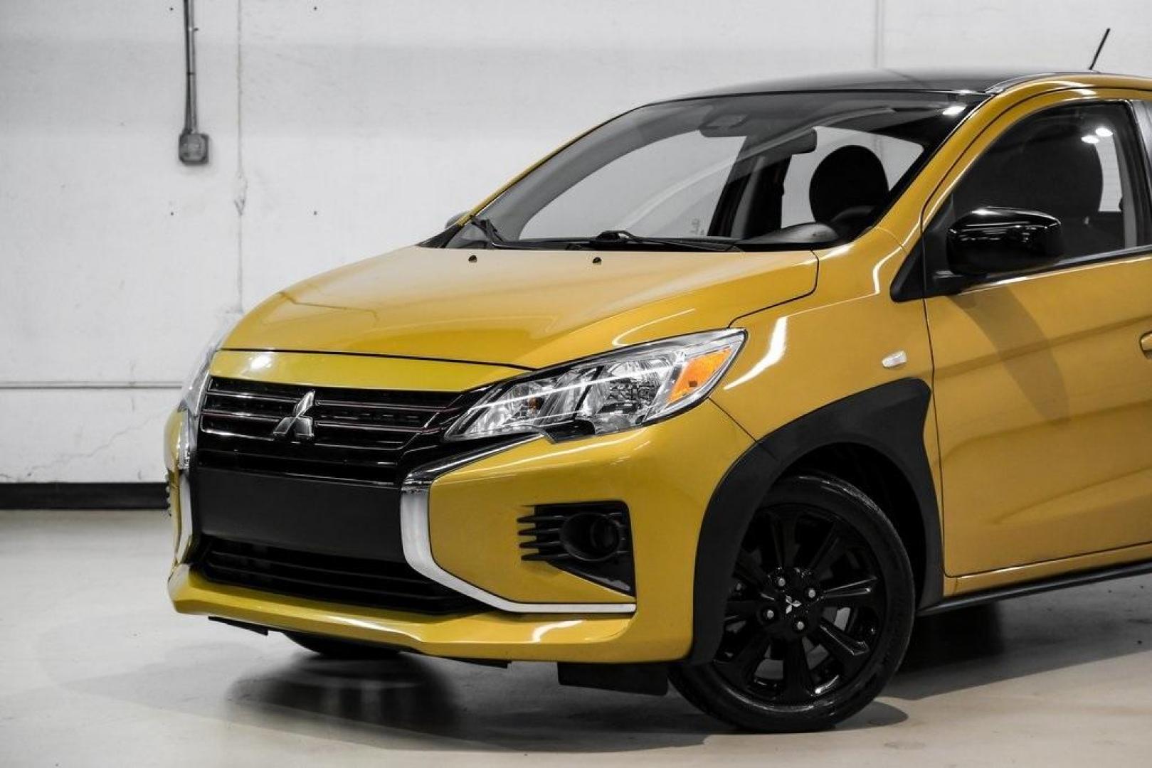 2024 Sand Mitsubishi Mirage Black Edition (ML32AWHJ3RH) with an 1.2L 3-Cylinder DOHC MIVEC engine, CVT transmission, located at 15300 Midway Rd., Addison, TX, 75001, (972) 702-0011, 32.958321, -96.838074 - Photo#4