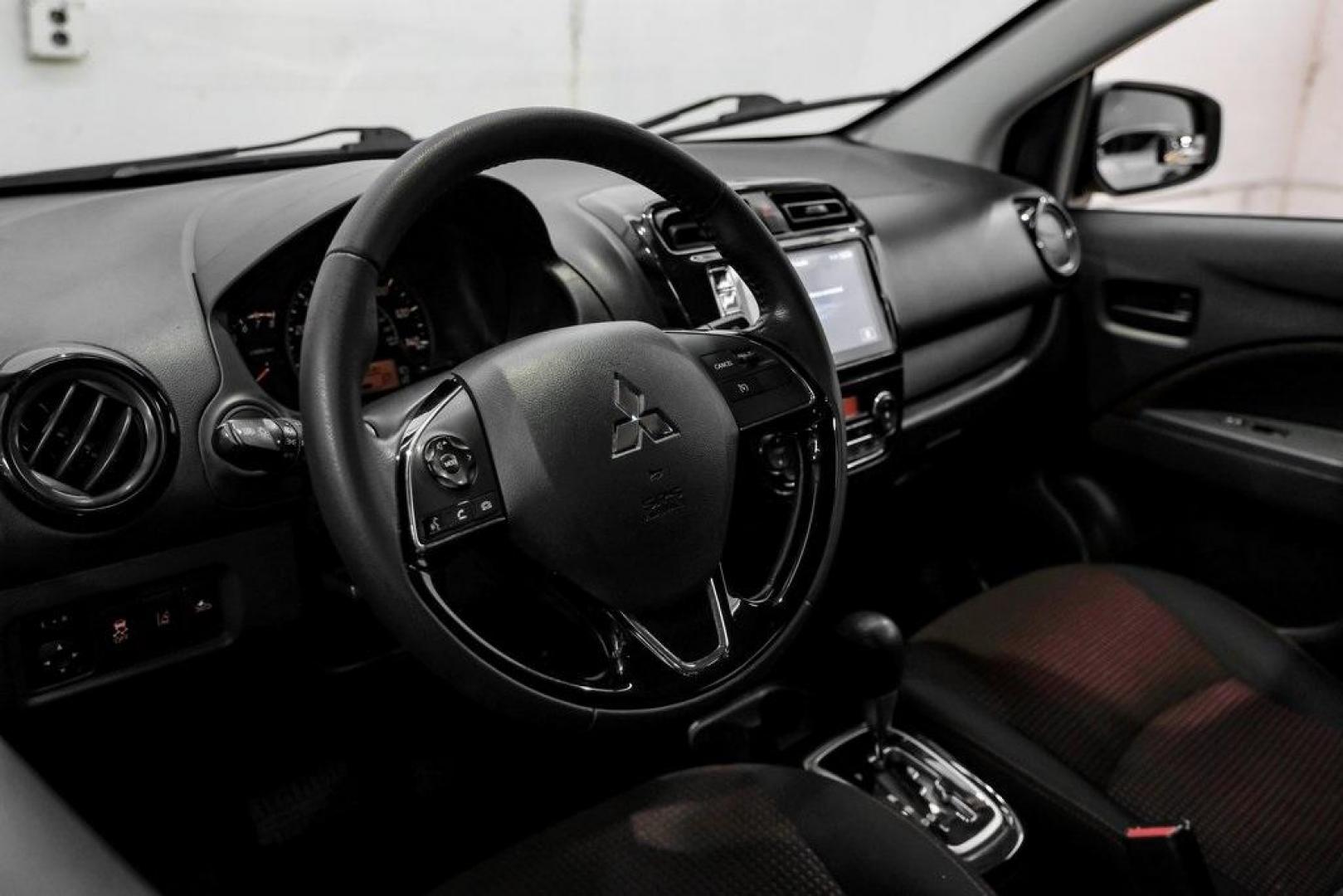 2024 Sand Mitsubishi Mirage Black Edition (ML32AWHJ3RH) with an 1.2L 3-Cylinder DOHC MIVEC engine, CVT transmission, located at 15300 Midway Rd., Addison, TX, 75001, (972) 702-0011, 32.958321, -96.838074 - Photo#19