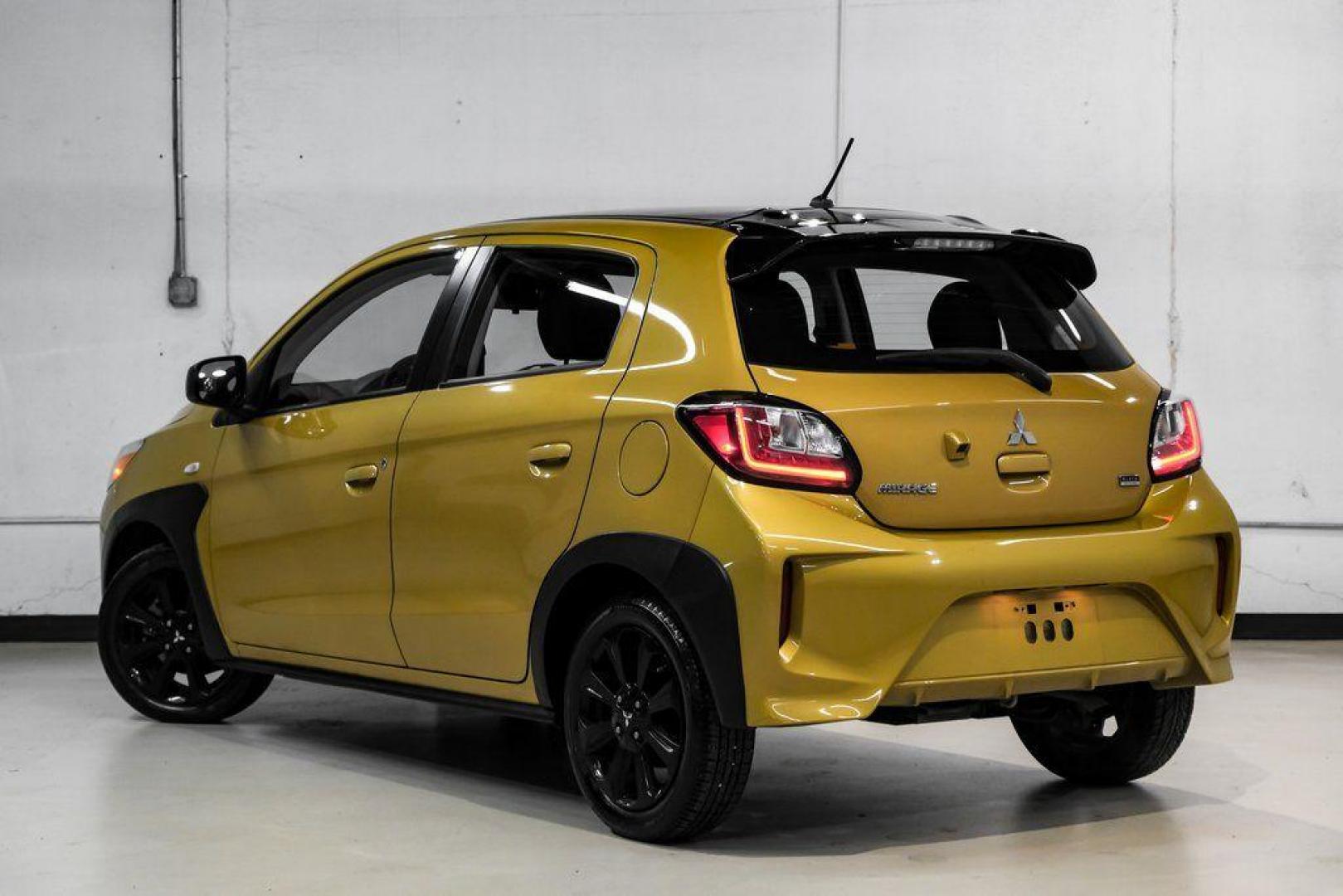 2024 Sand /Dark Gray Mitsubishi Mirage Black Edition (ML32AWHJ3RH) with an 1.2L 3-Cylinder DOHC MIVEC engine, CVT transmission, located at 15300 Midway Rd., Addison, TX, 75001, (972) 702-0011, 32.958321, -96.838074 - Photo#10