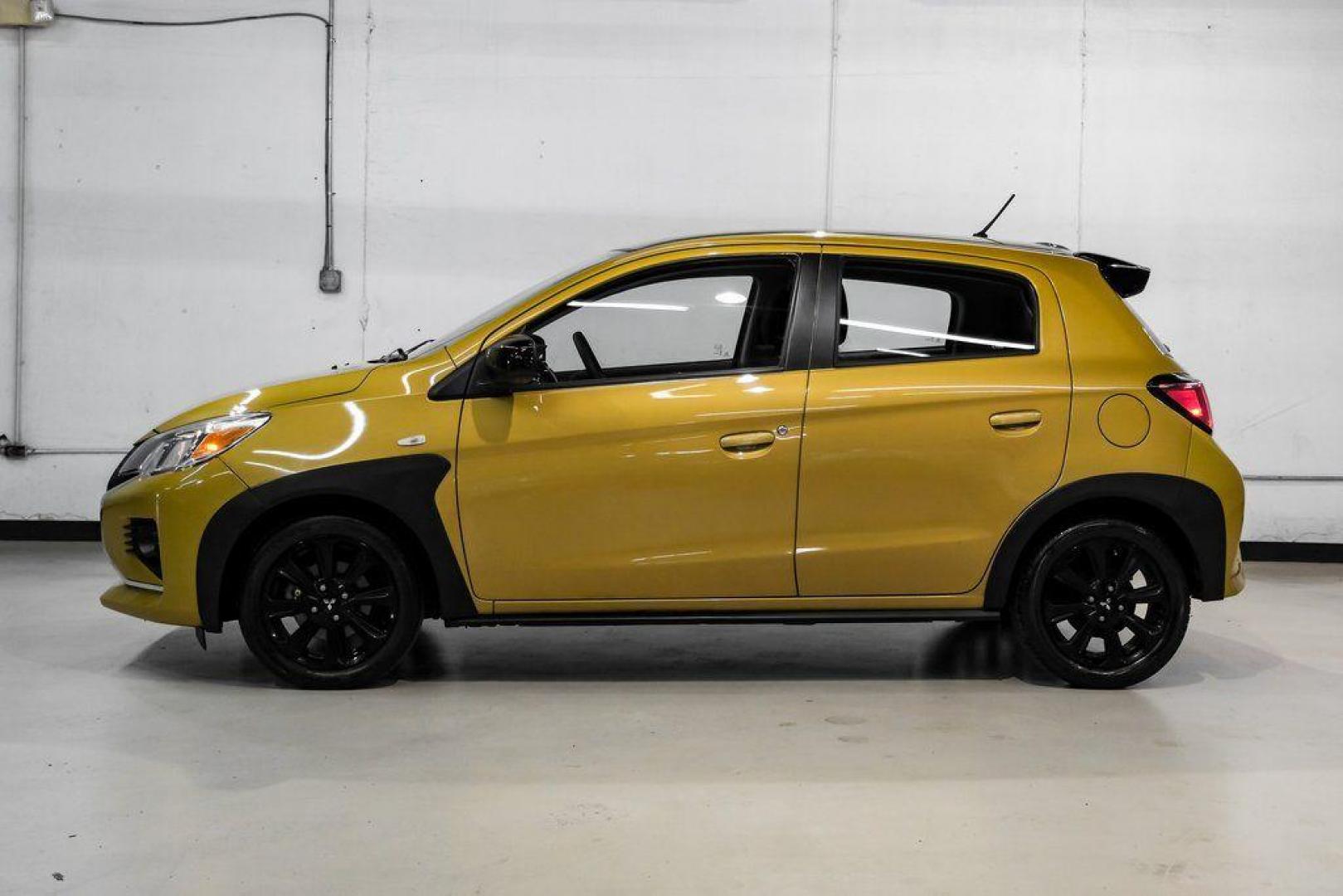 2024 Sand /Dark Gray Mitsubishi Mirage Black Edition (ML32AWHJ3RH) with an 1.2L 3-Cylinder DOHC MIVEC engine, CVT transmission, located at 15300 Midway Rd., Addison, TX, 75001, (972) 702-0011, 32.958321, -96.838074 - Photo#13