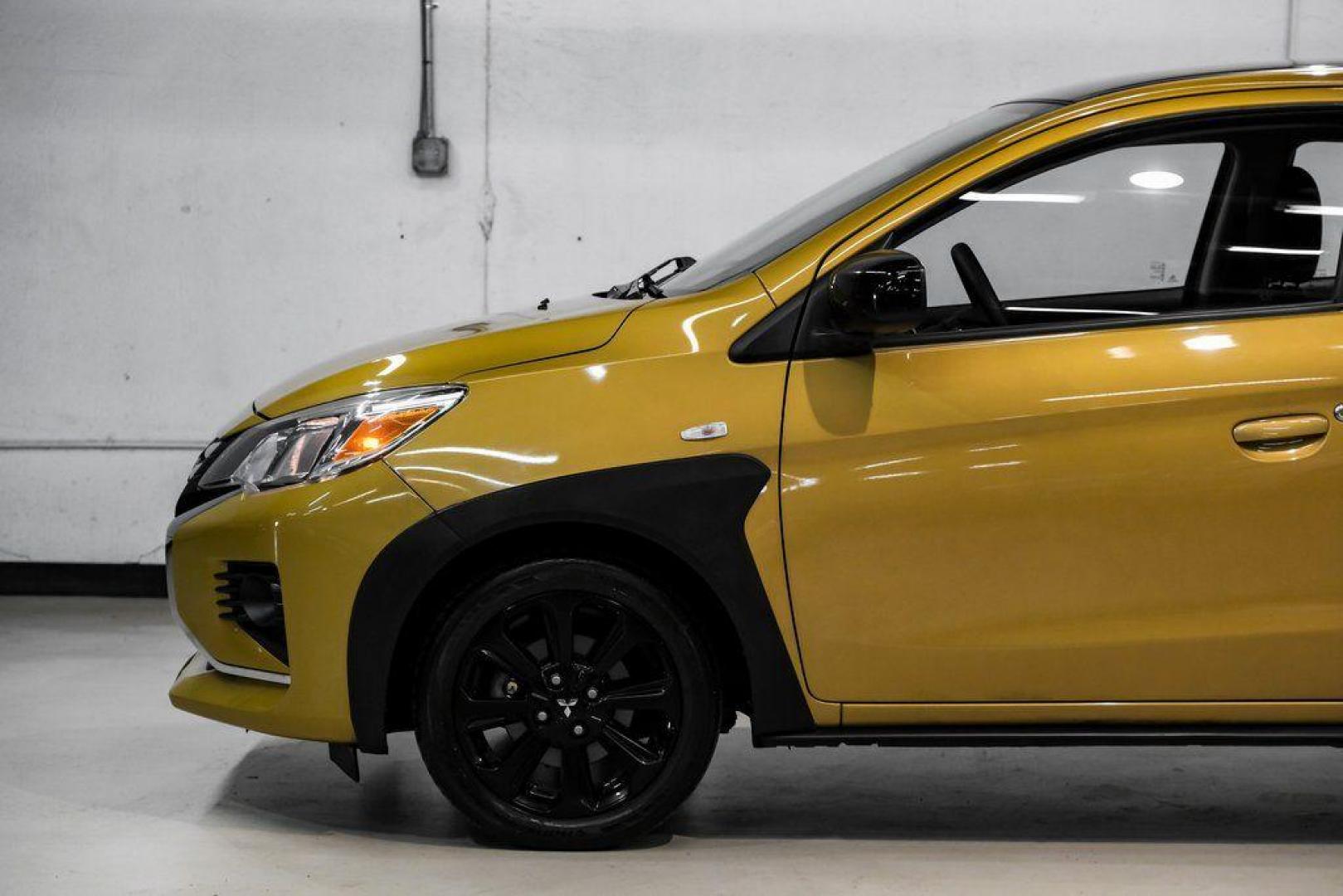 2024 Sand /Dark Gray Mitsubishi Mirage Black Edition (ML32AWHJ3RH) with an 1.2L 3-Cylinder DOHC MIVEC engine, CVT transmission, located at 15300 Midway Rd., Addison, TX, 75001, (972) 702-0011, 32.958321, -96.838074 - Photo#14