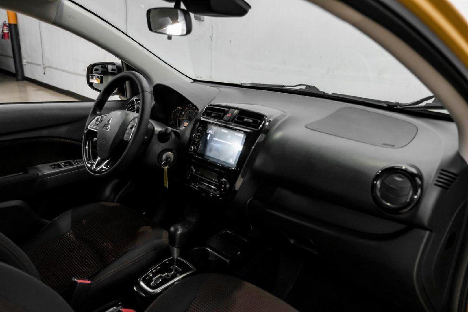 2024 Sand /Dark Gray Mitsubishi Mirage Black Edition (ML32AWHJ3RH) with an 1.2L 3-Cylinder DOHC MIVEC engine, CVT transmission, located at 15300 Midway Rd., Addison, TX, 75001, (972) 702-0011, 32.958321, -96.838074 - Photo#16