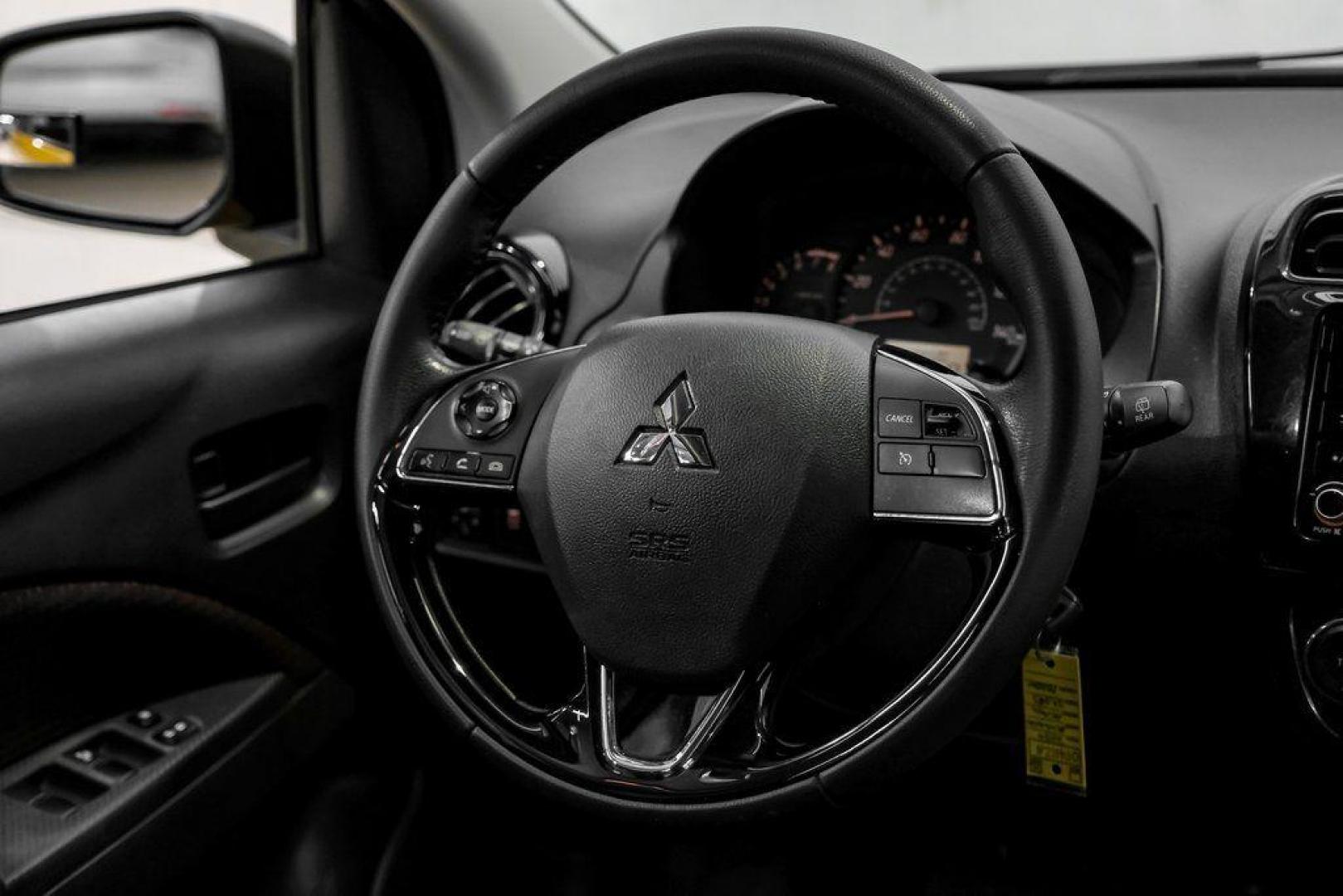 2024 Sand /Dark Gray Mitsubishi Mirage Black Edition (ML32AWHJ3RH) with an 1.2L 3-Cylinder DOHC MIVEC engine, CVT transmission, located at 15300 Midway Rd., Addison, TX, 75001, (972) 702-0011, 32.958321, -96.838074 - Photo#18
