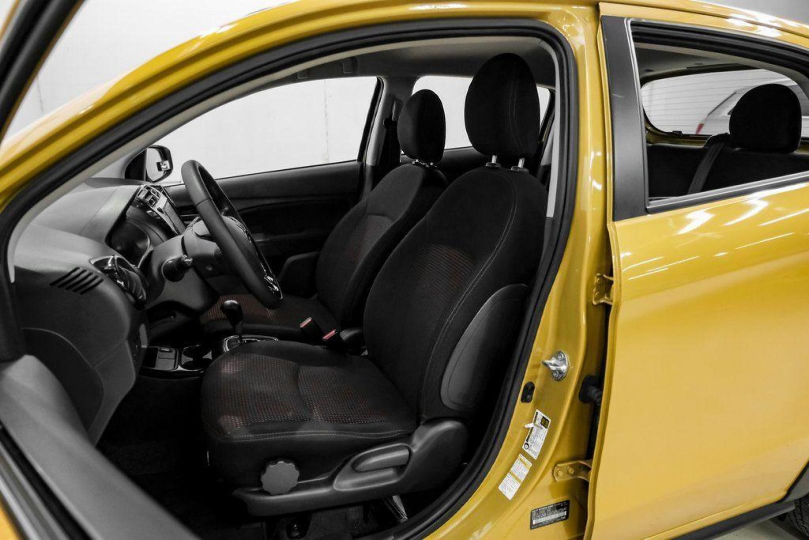 2024 Sand /Dark Gray Mitsubishi Mirage Black Edition (ML32AWHJ3RH) with an 1.2L 3-Cylinder DOHC MIVEC engine, CVT transmission, located at 15300 Midway Rd., Addison, TX, 75001, (972) 702-0011, 32.958321, -96.838074 - Photo#32