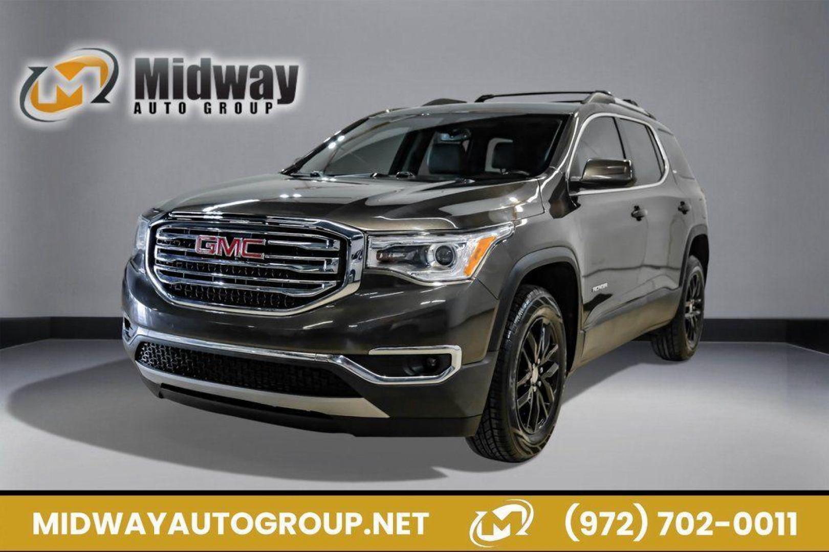 2019 Smokey Quartz Metallic /Cocoa/ Light Ash Gray GMC Acadia SLT-1 (1GKKNMLS4KZ) with an 3.6L V6 SIDI engine, Automatic transmission, located at 15300 Midway Rd., Addison, TX, 75001, (972) 702-0011, 32.958321, -96.838074 - Photo#0