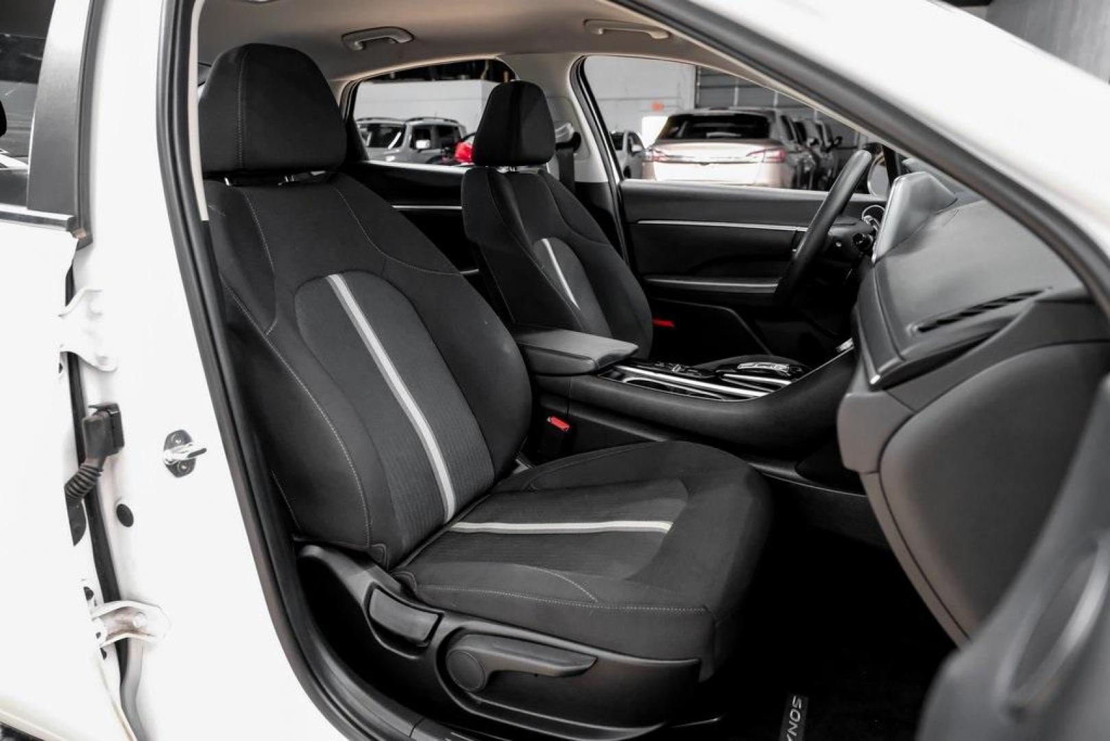 2022 Quartz White /Black Hyundai Sonata SEL (KMHL64JA1NA) with an 2.5L I4 engine, Automatic transmission, located at 15300 Midway Rd., Addison, TX, 75001, (972) 702-0011, 32.958321, -96.838074 - Photo#42