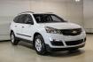 2017 Summit White /Dark Titanium/Light Titanium Chevrolet Traverse LS (1GNKRFKD9HJ) with an 3.6L V6 SIDI engine, Automatic transmission, located at 15300 Midway Rd., Addison, TX, 75001, (972) 702-0011, 32.958321, -96.838074 - Photo#4