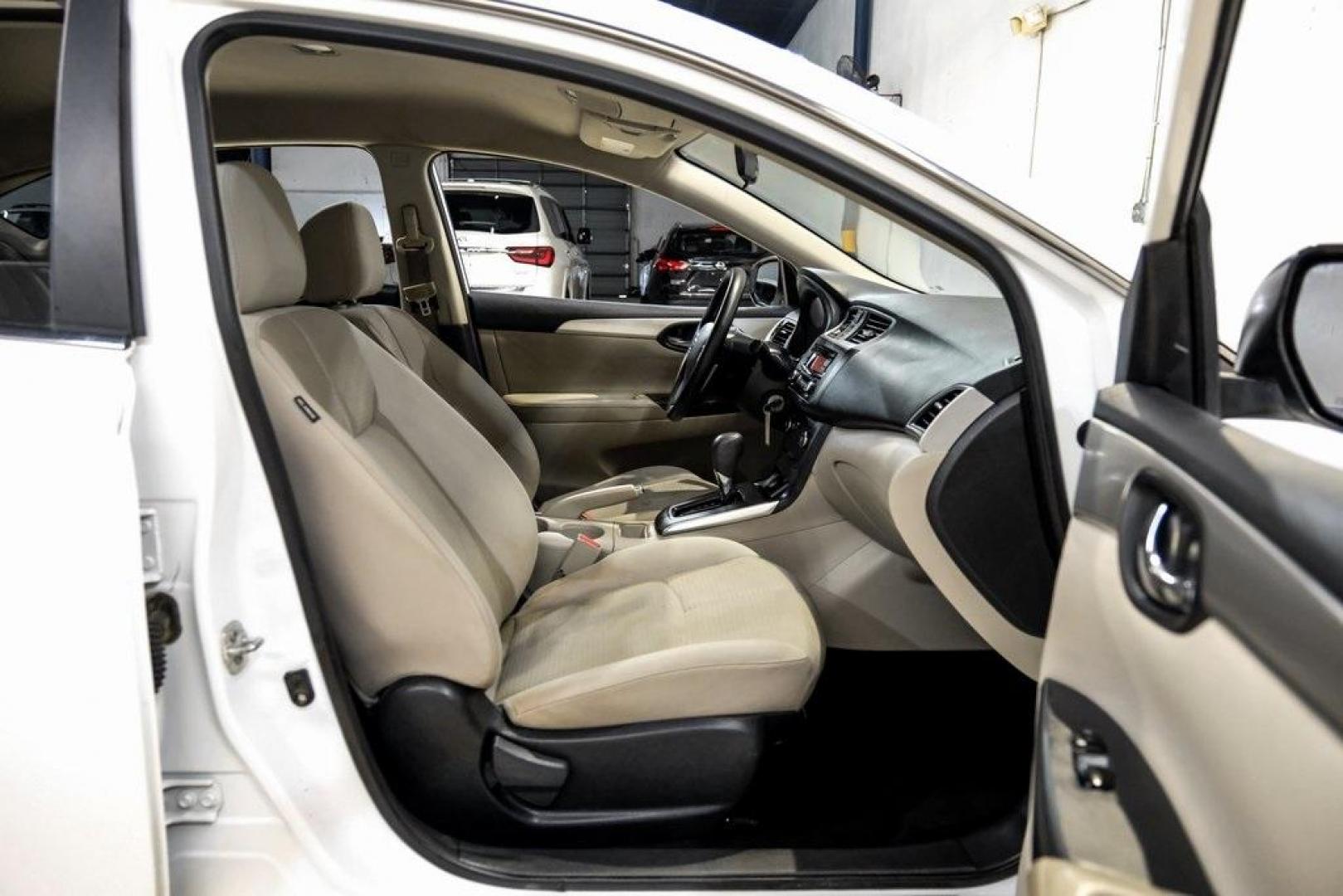 2016 Fresh Powder /Marble Gray Nissan Sentra S (3N1AB7AP3GY) with an 1.8L 4-Cylinder DOHC 16V engine, CVT transmission, located at 15300 Midway Rd., Addison, TX, 75001, (972) 702-0011, 32.958321, -96.838074 - Photo#28