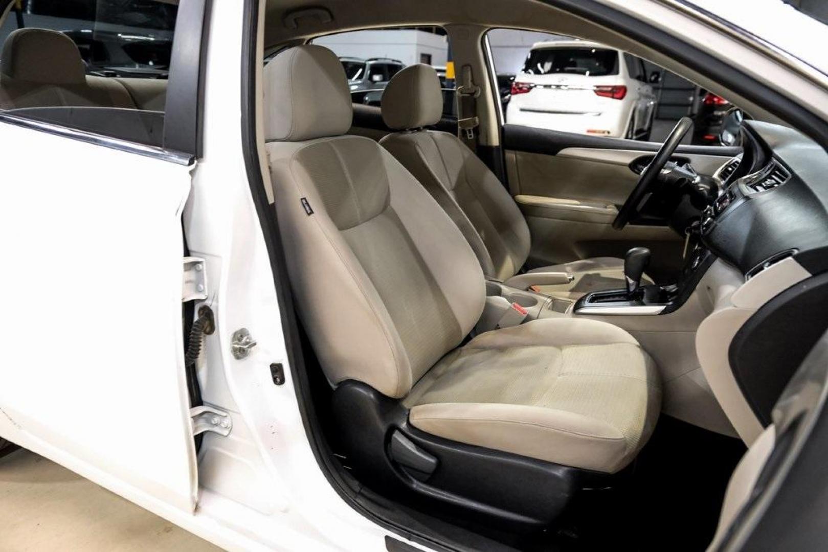 2016 Fresh Powder /Marble Gray Nissan Sentra S (3N1AB7AP3GY) with an 1.8L 4-Cylinder DOHC 16V engine, CVT transmission, located at 15300 Midway Rd., Addison, TX, 75001, (972) 702-0011, 32.958321, -96.838074 - Photo#29