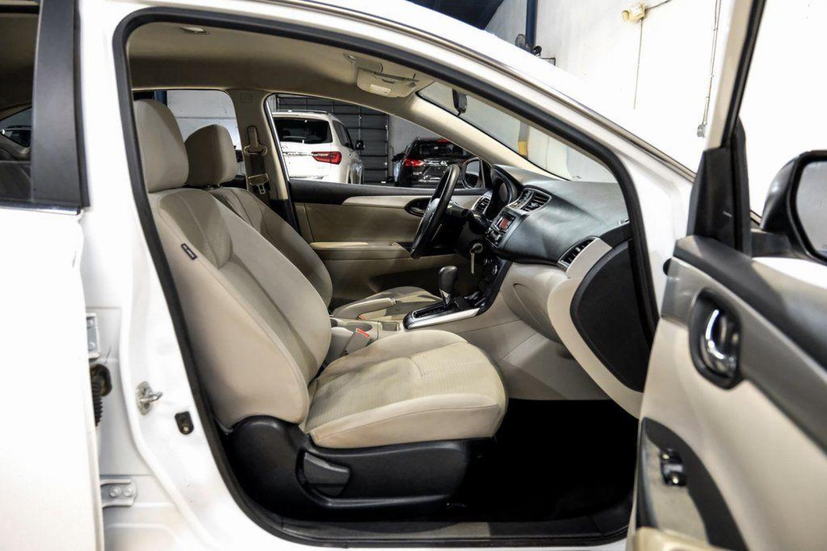 2016 Fresh Powder /Marble Gray Nissan Sentra S (3N1AB7AP3GY) with an 1.8L 4-Cylinder DOHC 16V engine, CVT transmission, located at 15300 Midway Rd., Addison, TX, 75001, (972) 702-0011, 32.958321, -96.838074 - Photo#28