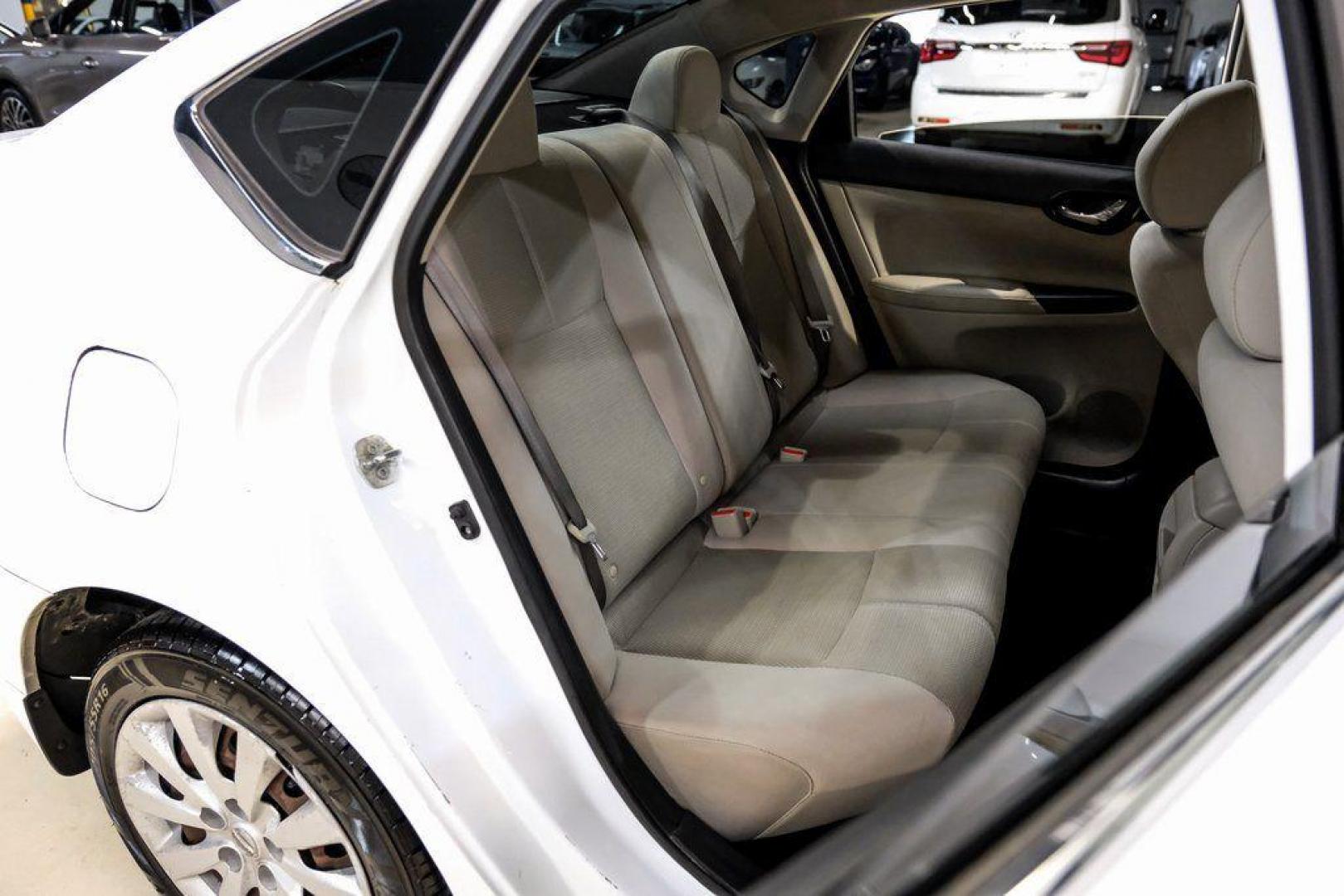 2016 Fresh Powder /Marble Gray Nissan Sentra S (3N1AB7AP3GY) with an 1.8L 4-Cylinder DOHC 16V engine, CVT transmission, located at 15300 Midway Rd., Addison, TX, 75001, (972) 702-0011, 32.958321, -96.838074 - Photo#30