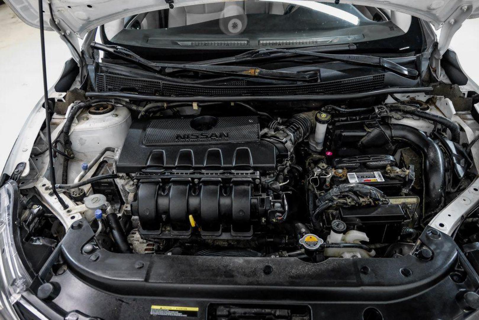 2016 Fresh Powder /Marble Gray Nissan Sentra S (3N1AB7AP3GY) with an 1.8L 4-Cylinder DOHC 16V engine, CVT transmission, located at 15300 Midway Rd., Addison, TX, 75001, (972) 702-0011, 32.958321, -96.838074 - Photo#44