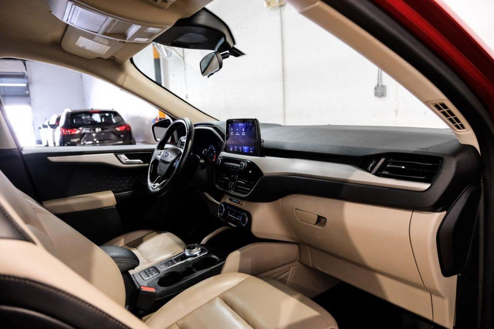 2020 Red Metallic /Sandstone Ford Escape SEL (1FMCU0H66LU) with an 1.5L EcoBoost engine, Automatic transmission, located at 15300 Midway Rd., Addison, TX, 75001, (972) 702-0011, 32.958321, -96.838074 - Photo#13