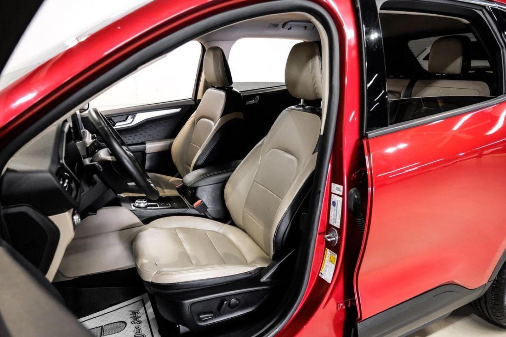 2020 Red Metallic /Sandstone Ford Escape SEL (1FMCU0H66LU) with an 1.5L EcoBoost engine, Automatic transmission, located at 15300 Midway Rd., Addison, TX, 75001, (972) 702-0011, 32.958321, -96.838074 - Photo#29