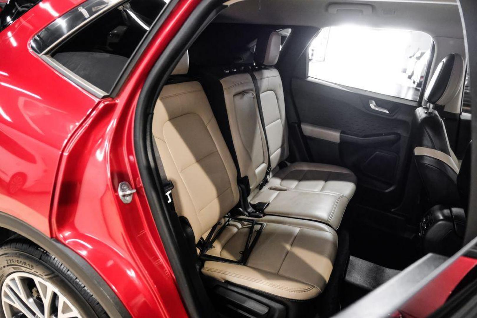 2020 Red Metallic /Sandstone Ford Escape SEL (1FMCU0H66LU) with an 1.5L EcoBoost engine, Automatic transmission, located at 15300 Midway Rd., Addison, TX, 75001, (972) 702-0011, 32.958321, -96.838074 - Photo#32