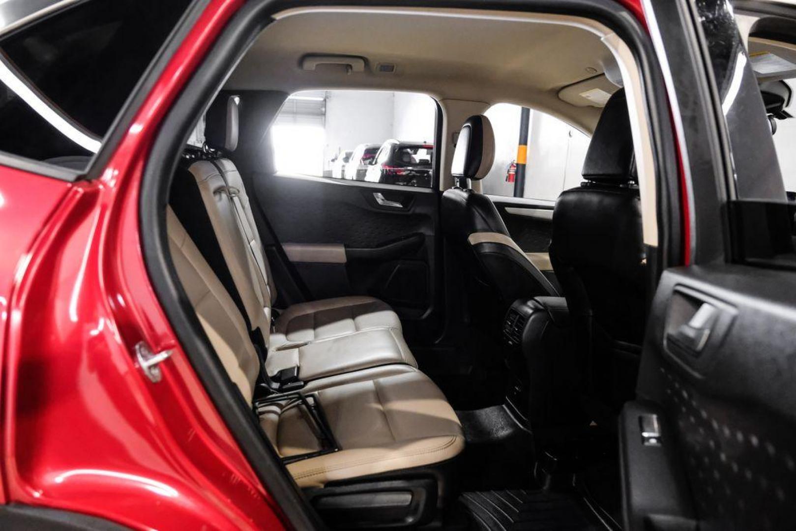 2020 Red Metallic /Sandstone Ford Escape SEL (1FMCU0H66LU) with an 1.5L EcoBoost engine, Automatic transmission, located at 15300 Midway Rd., Addison, TX, 75001, (972) 702-0011, 32.958321, -96.838074 - Photo#33