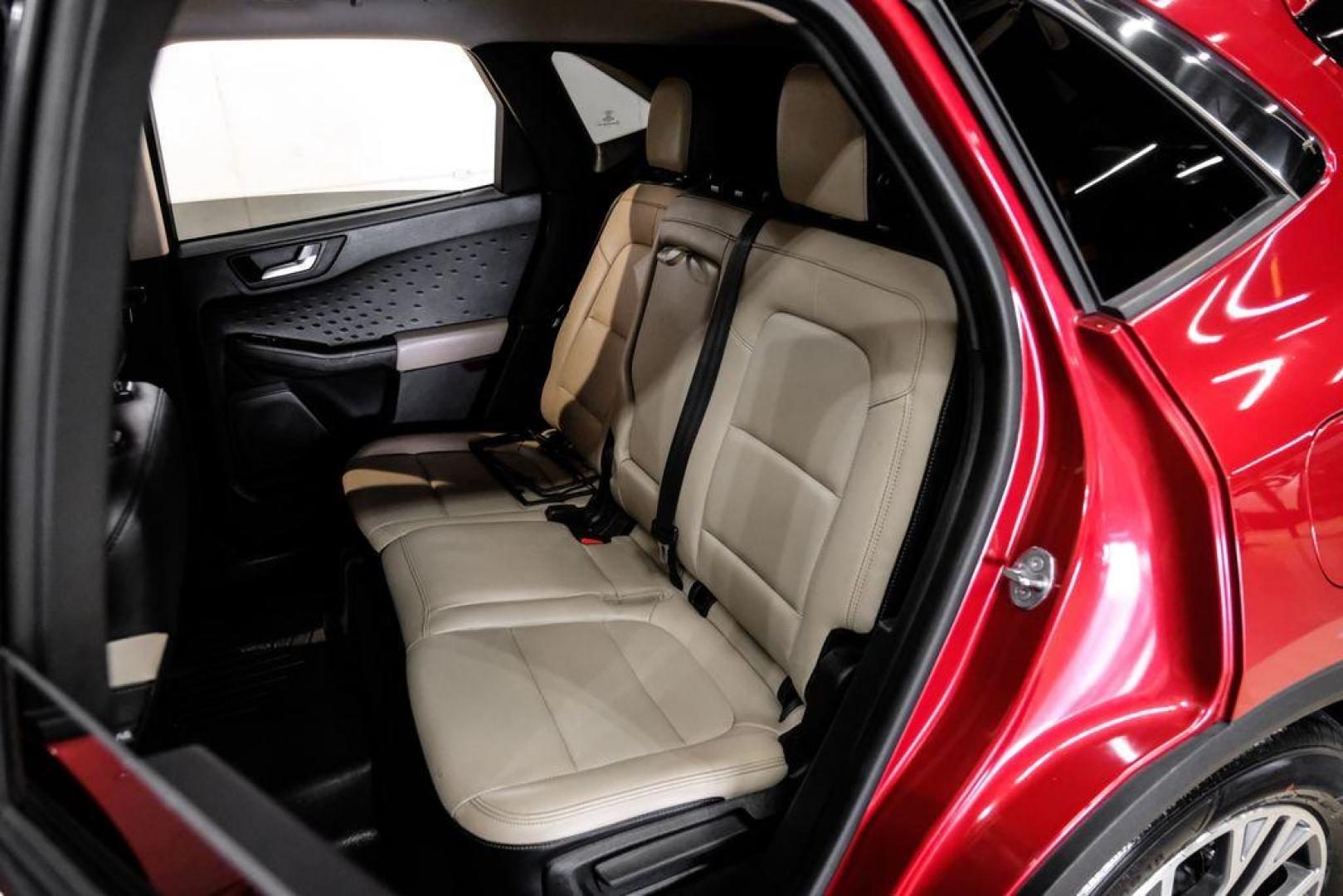 2020 Red Metallic /Sandstone Ford Escape SEL (1FMCU0H66LU) with an 1.5L EcoBoost engine, Automatic transmission, located at 15300 Midway Rd., Addison, TX, 75001, (972) 702-0011, 32.958321, -96.838074 - Photo#37