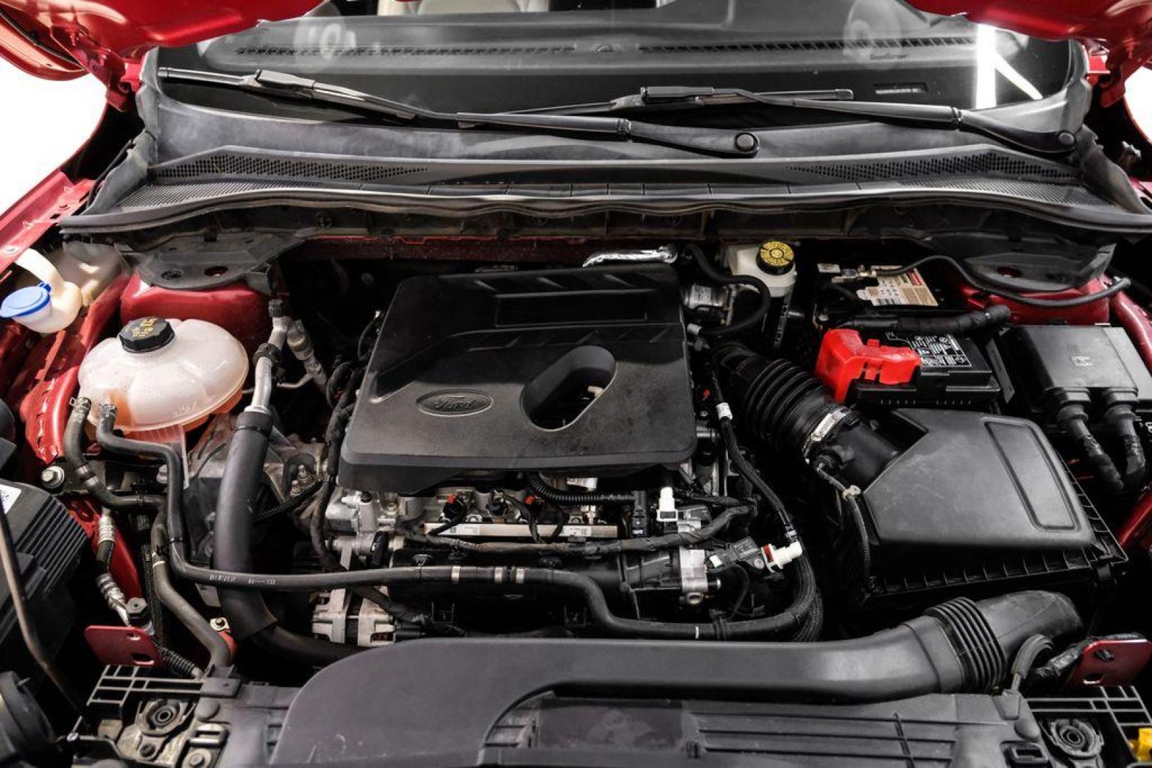 2020 Red Metallic /Sandstone Ford Escape SEL (1FMCU0H66LU) with an 1.5L EcoBoost engine, Automatic transmission, located at 15300 Midway Rd., Addison, TX, 75001, (972) 702-0011, 32.958321, -96.838074 - Photo#47