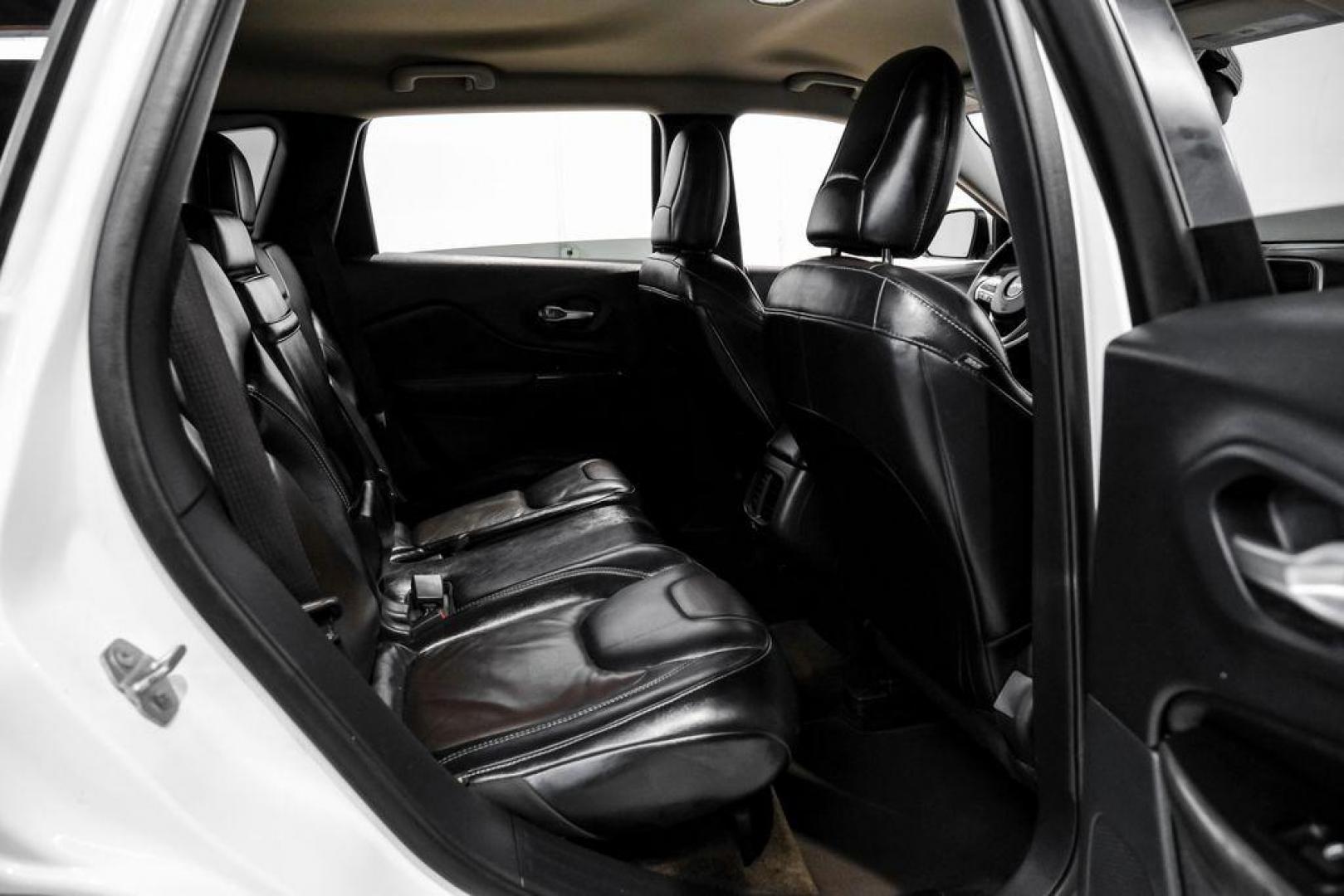 2015 Bright White Clearcoat /Indigo Blue/Brown Jeep Cherokee Limited (1C4PJMDS3FW) with an 3.2L V6 engine, Automatic transmission, located at 15300 Midway Rd., Addison, TX, 75001, (972) 702-0011, 32.958321, -96.838074 - Photo#37