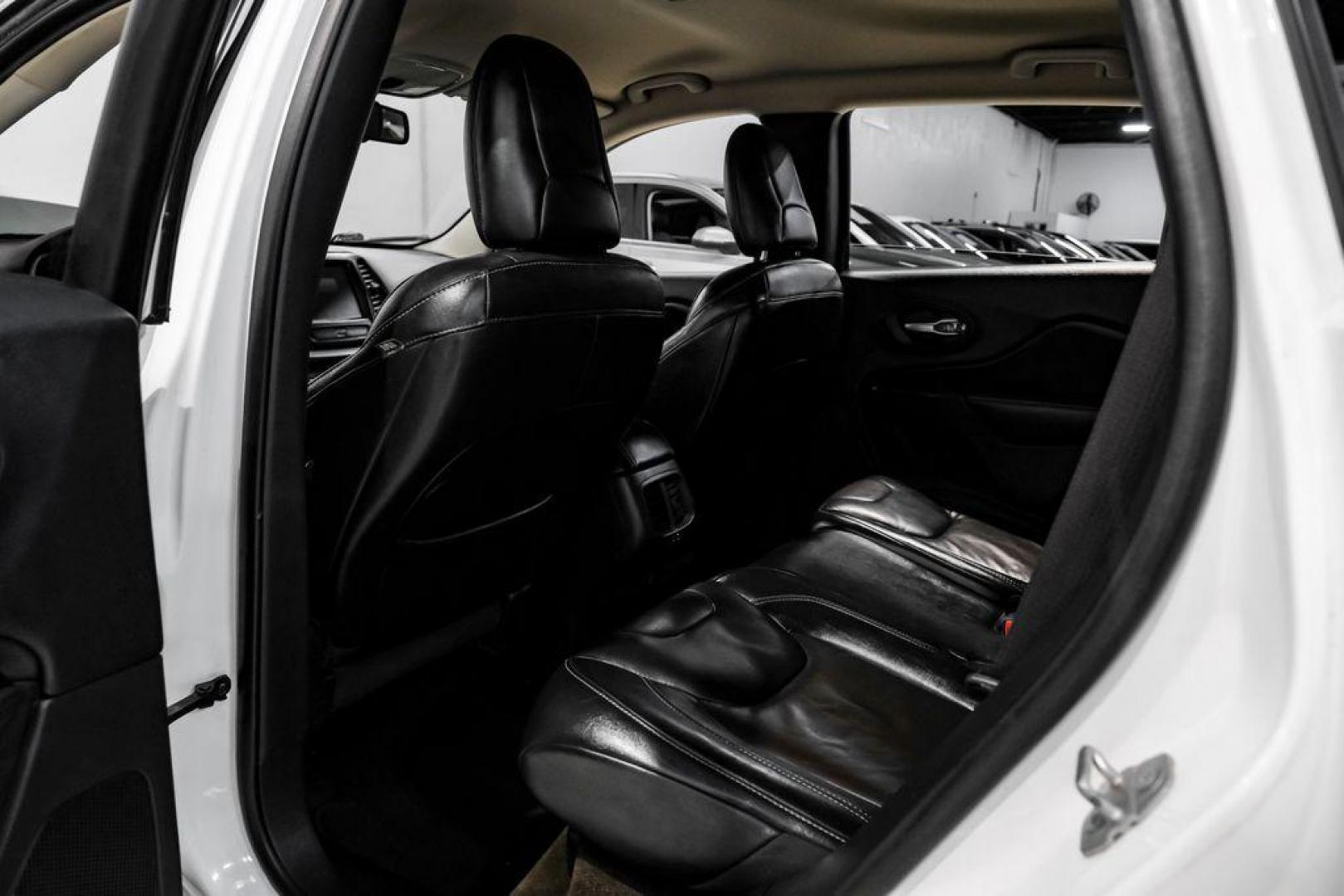 2015 Bright White Clearcoat /Indigo Blue/Brown Jeep Cherokee Limited (1C4PJMDS3FW) with an 3.2L V6 engine, Automatic transmission, located at 15300 Midway Rd., Addison, TX, 75001, (972) 702-0011, 32.958321, -96.838074 - Photo#39